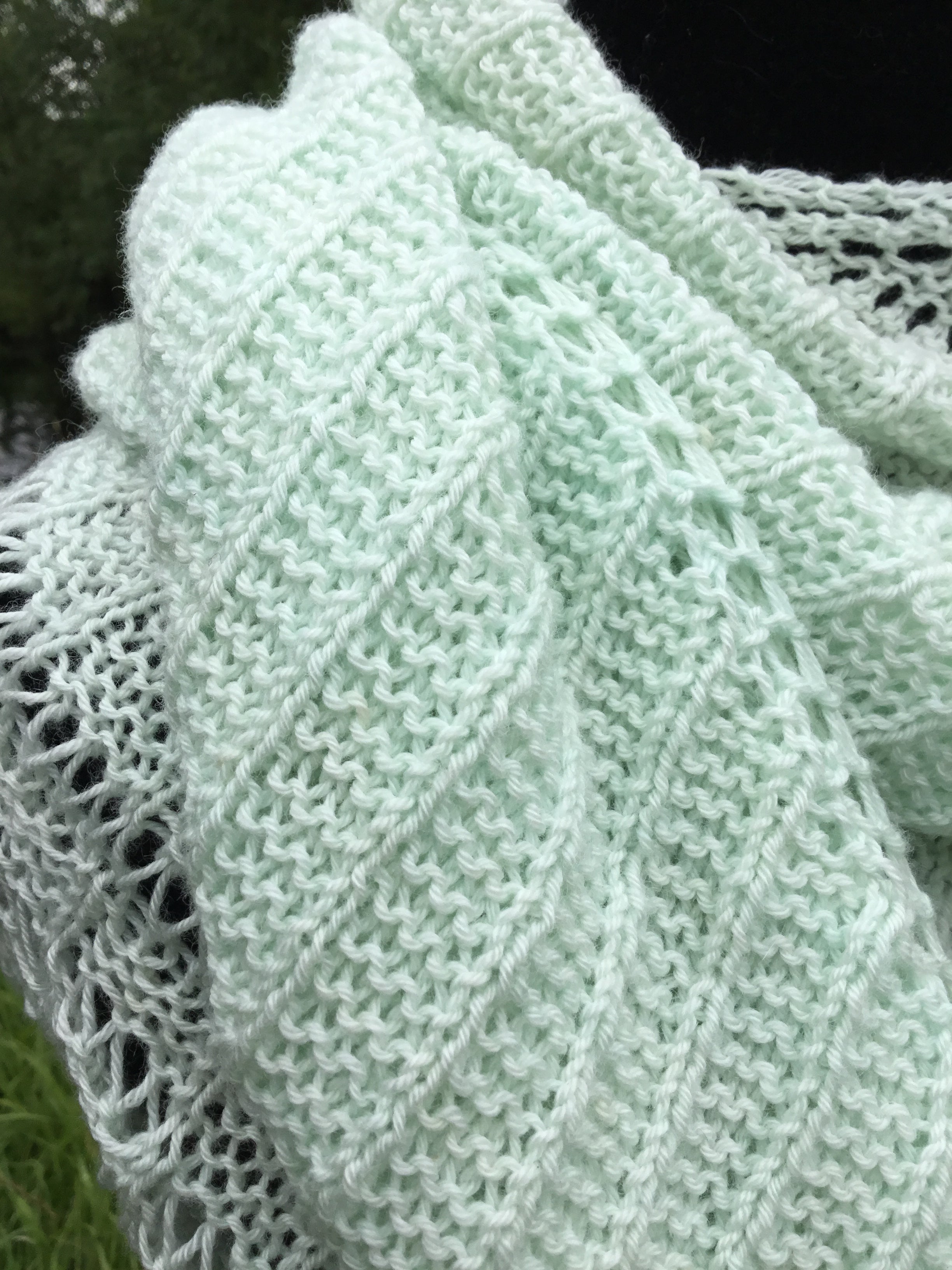 Louise Shawl 4ply Knitting Pattern