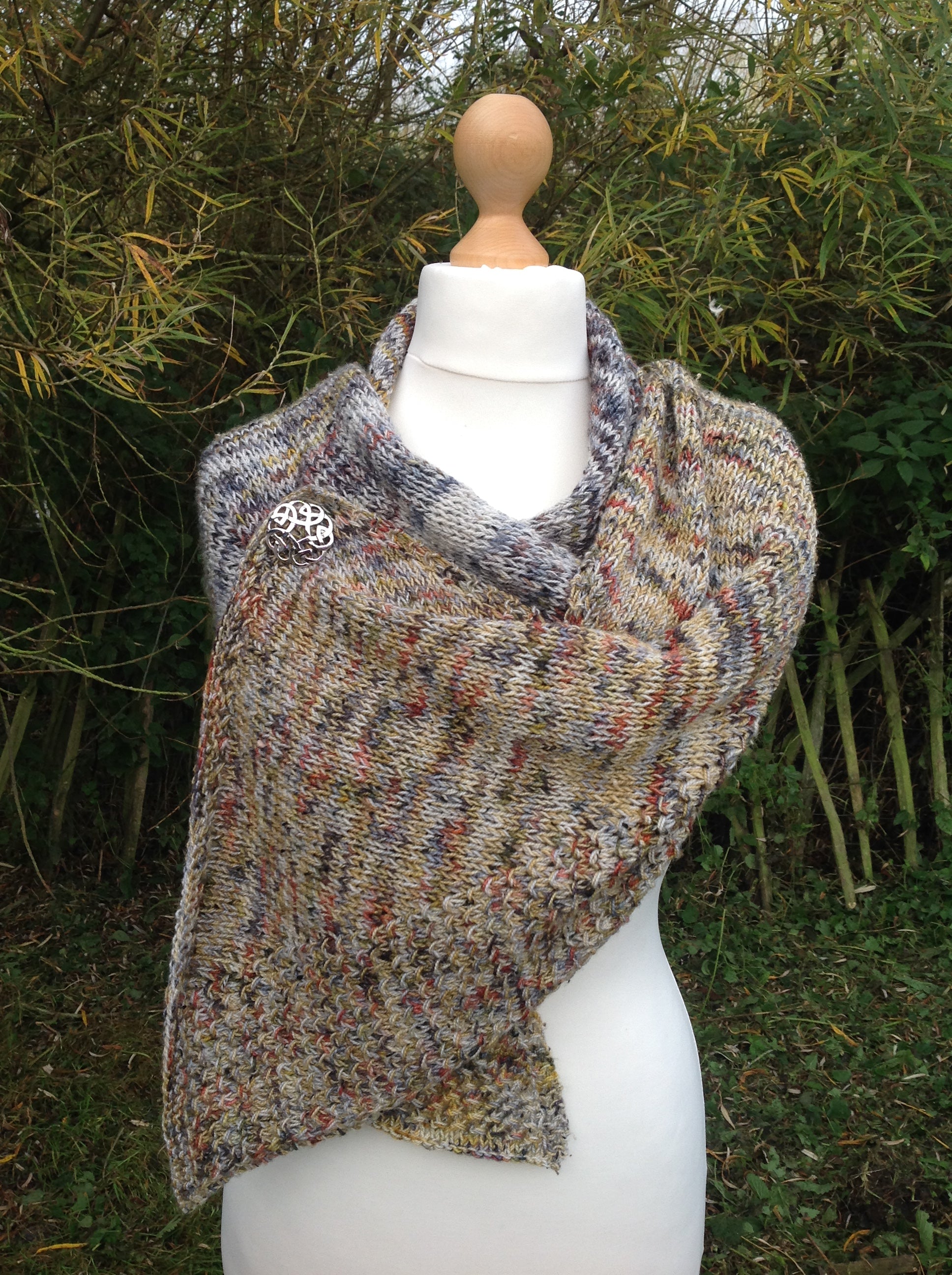 The Past Wrap 4ply Knitting Pattern