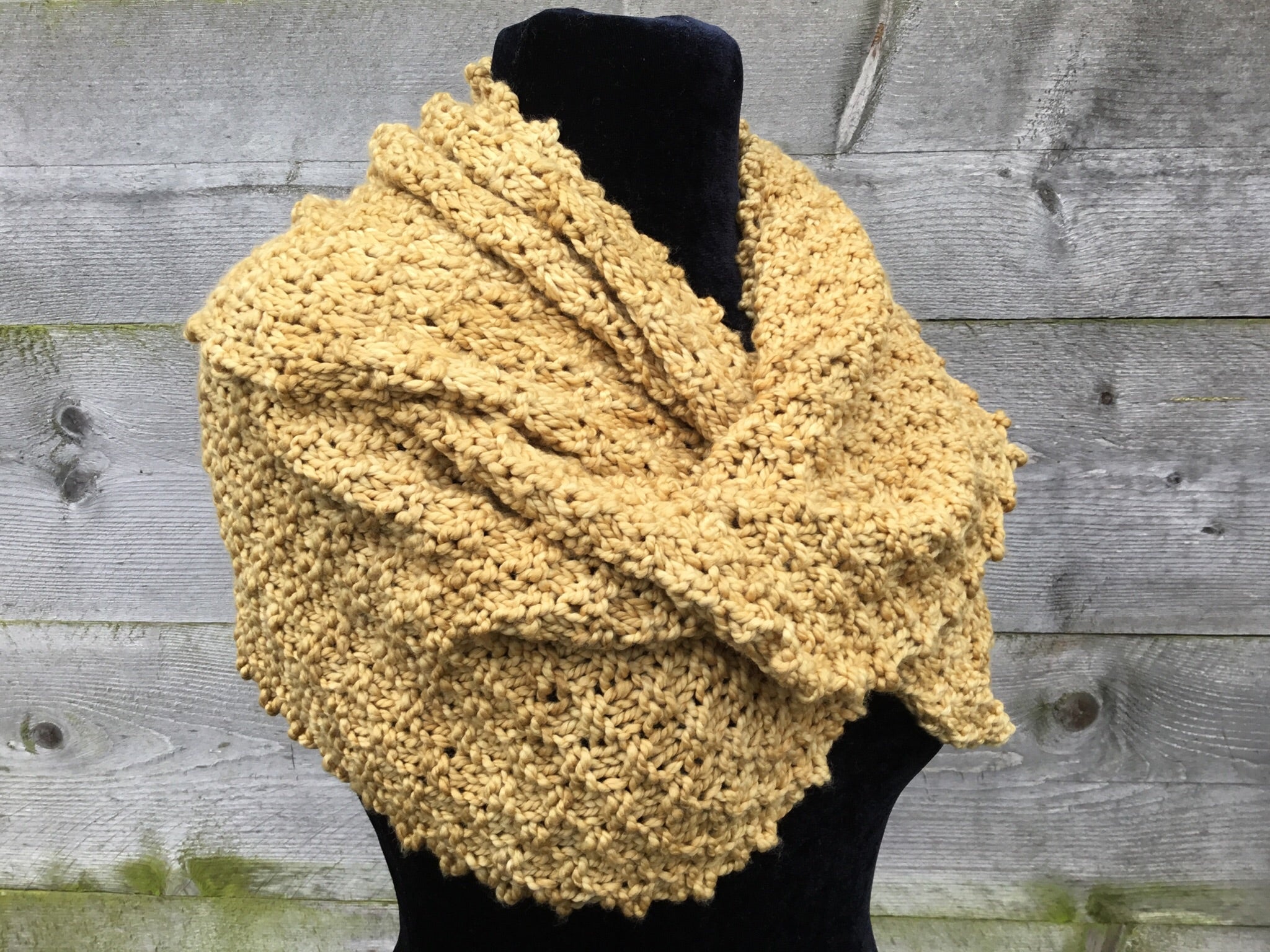 Love For Love Cowl. Chunky Weight Knitting Pattern