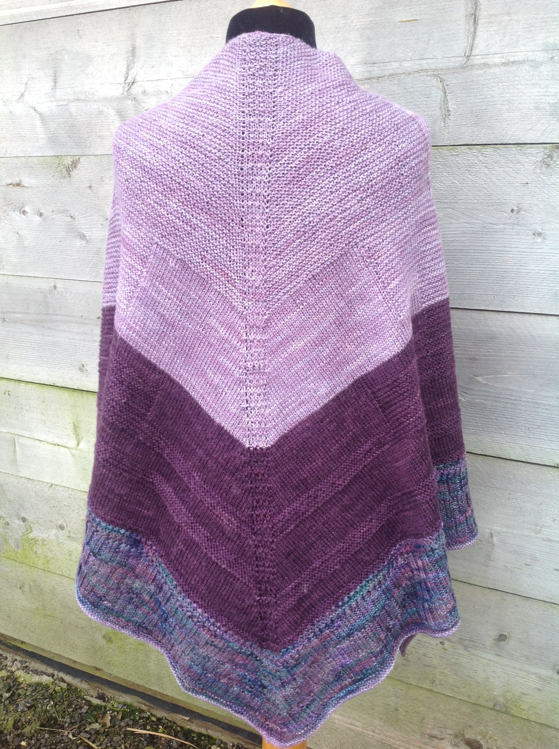 Winterfell Shawl 4ply Knitting Pattern