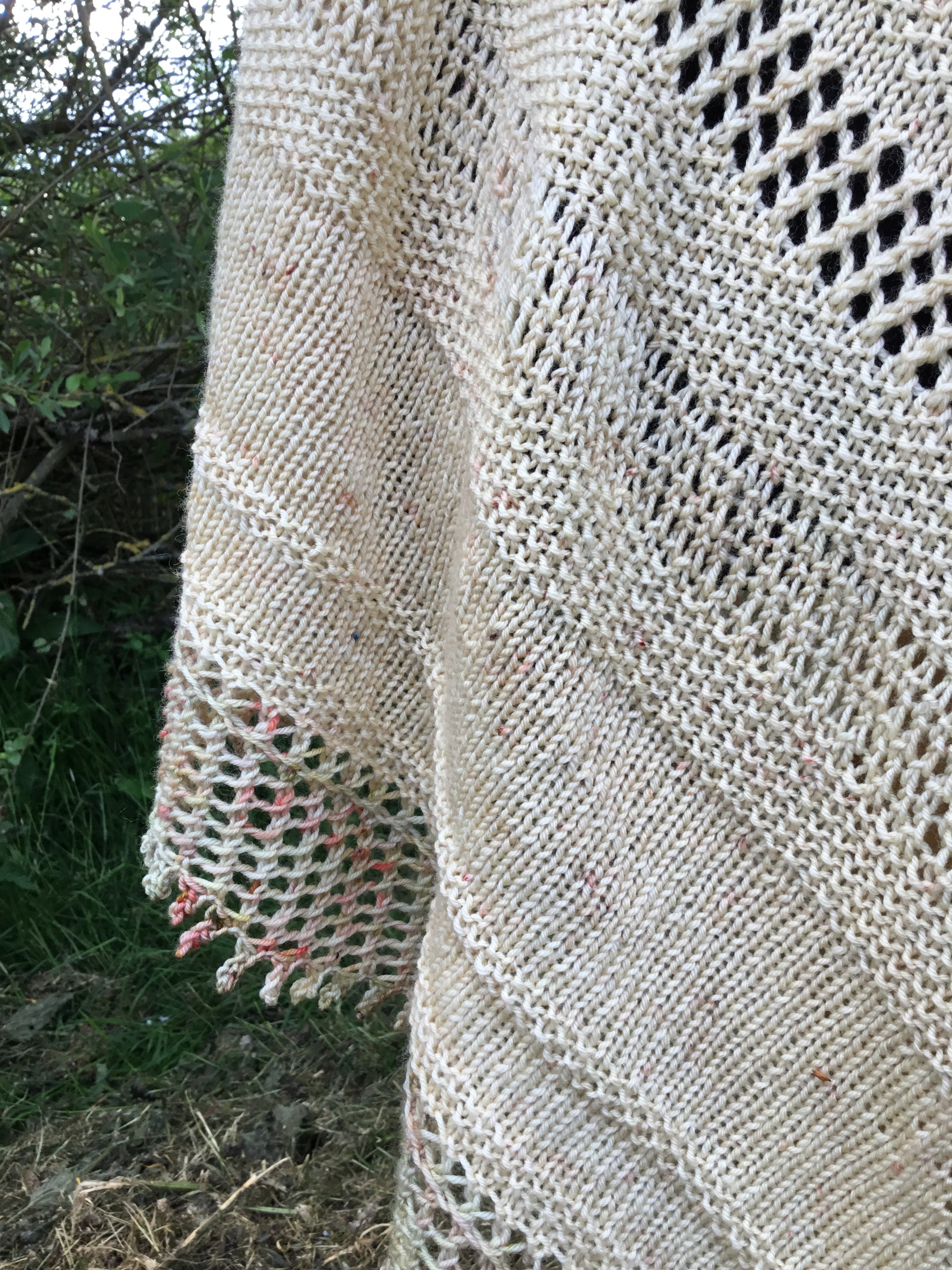 Victoria Shawl 4ply Knitting Pattern