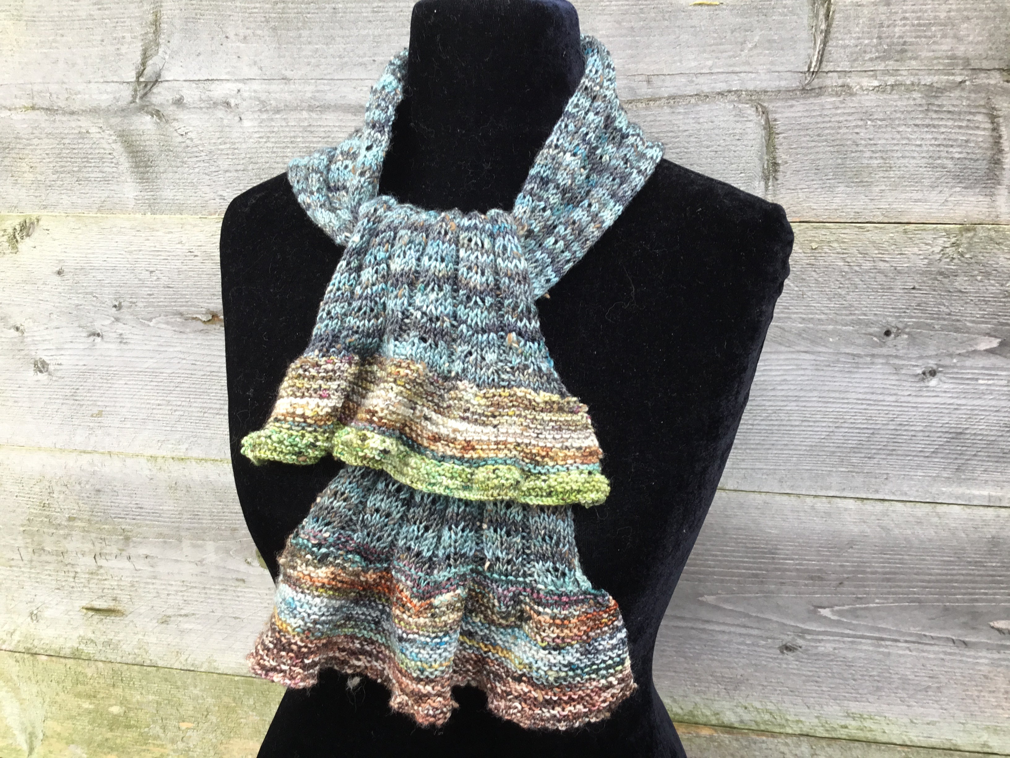 The Beginning Scarf & Mitts 4Ply Knitting Pattern