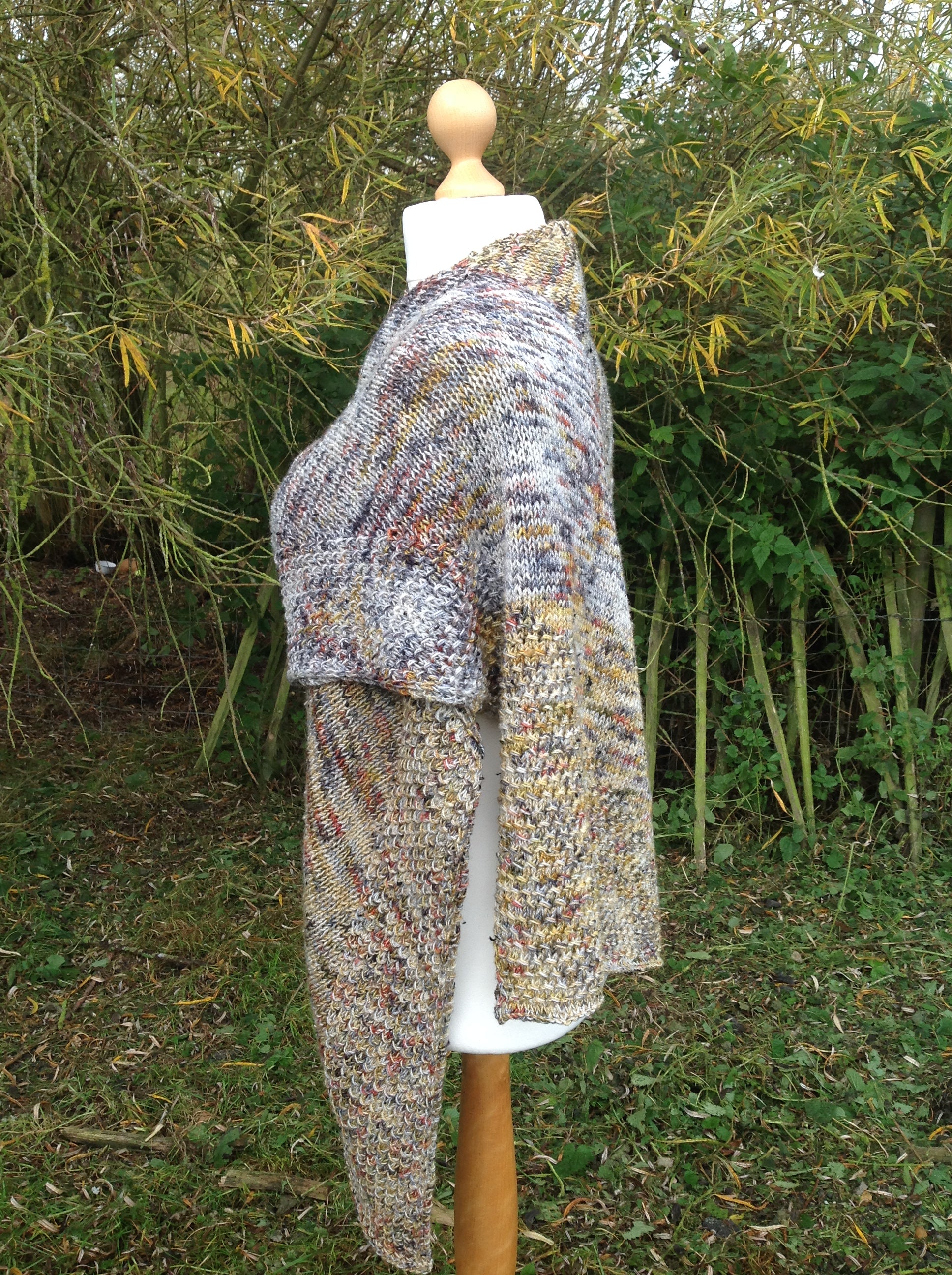 The Past Wrap 4ply Knitting Pattern