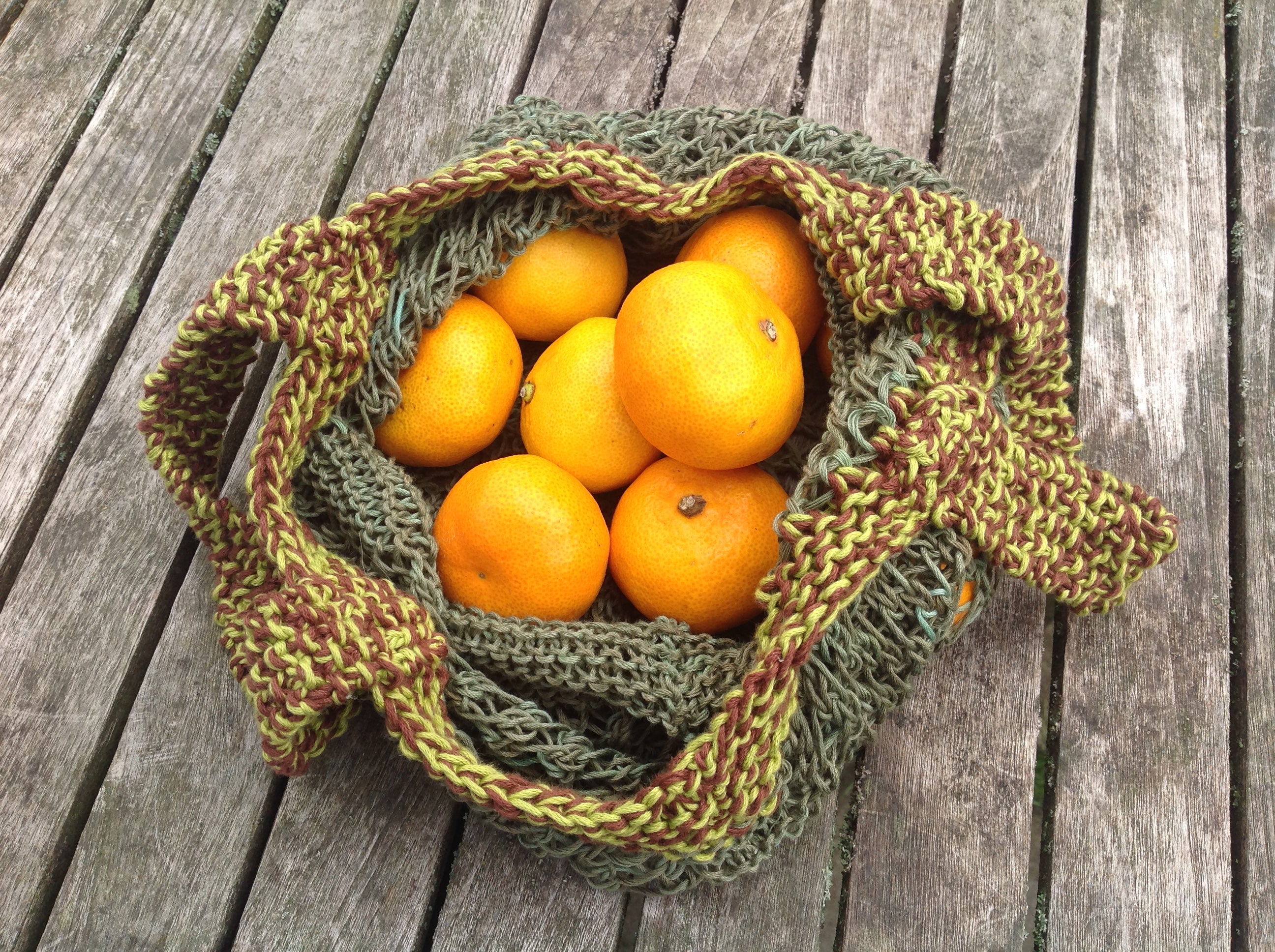 Take Me Too Cotton Bag. DK Knitting Pattern