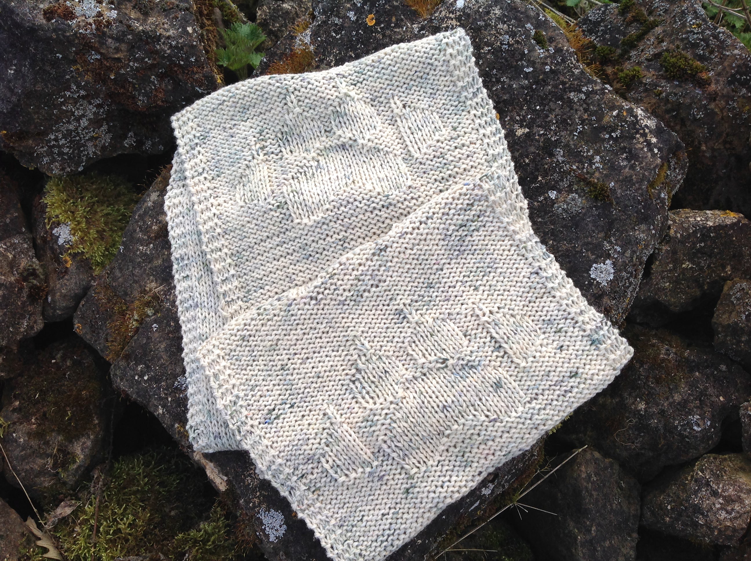 Grey Wind  Scarf 4ply Knitting Pattern