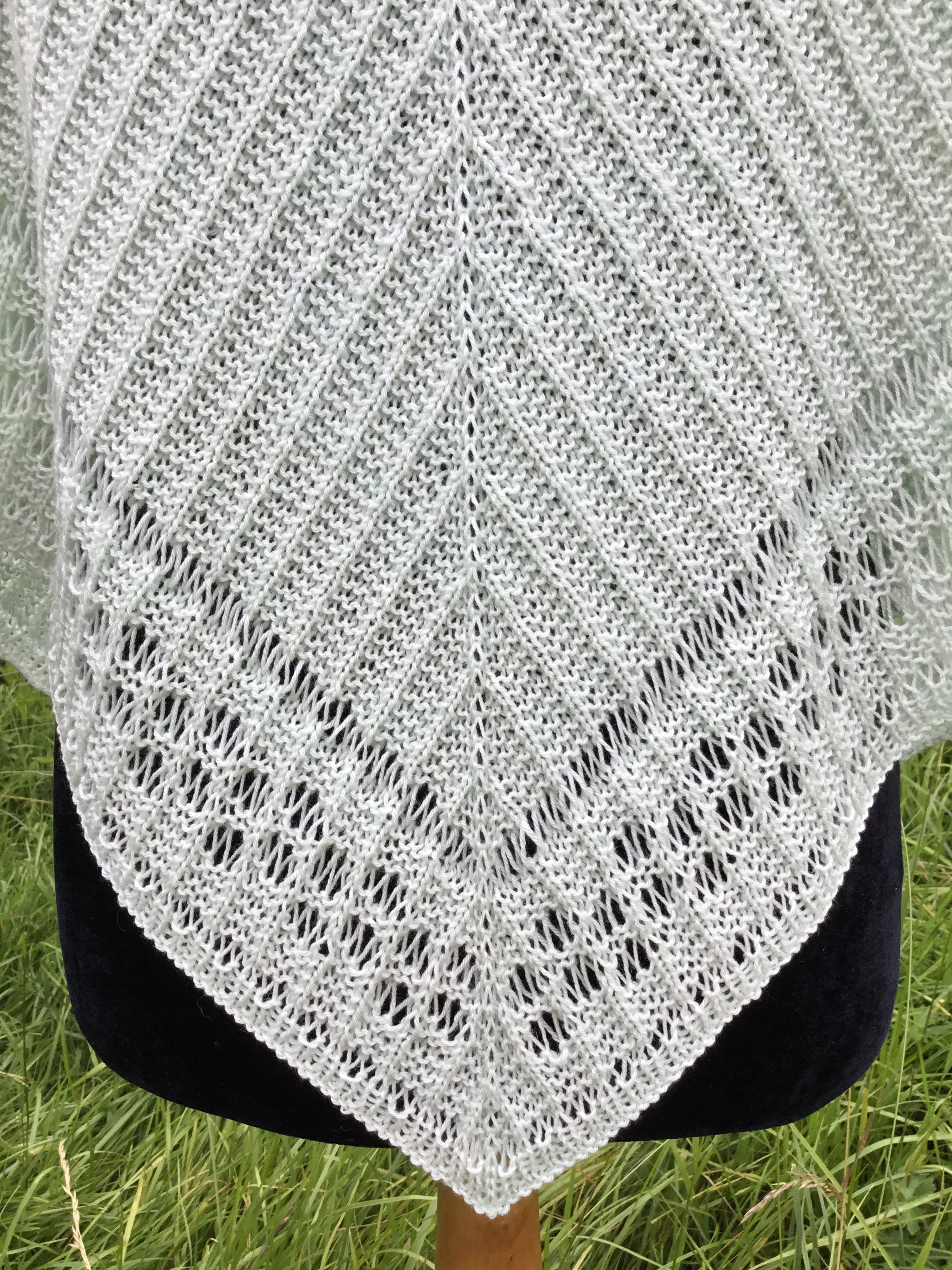Louise Shawl 4ply Knitting Pattern