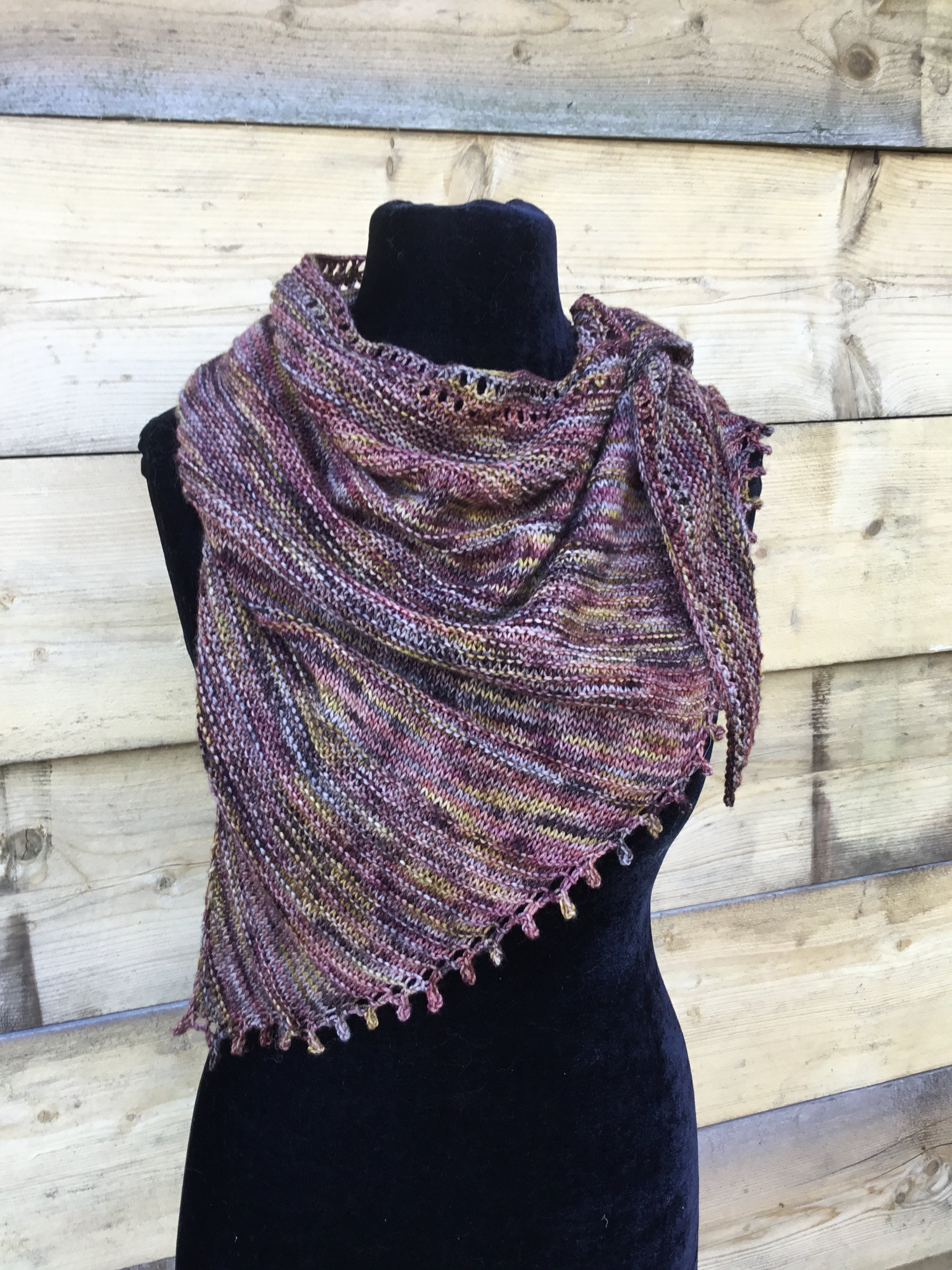 Silence Shawl 4ply Knitting Pattern