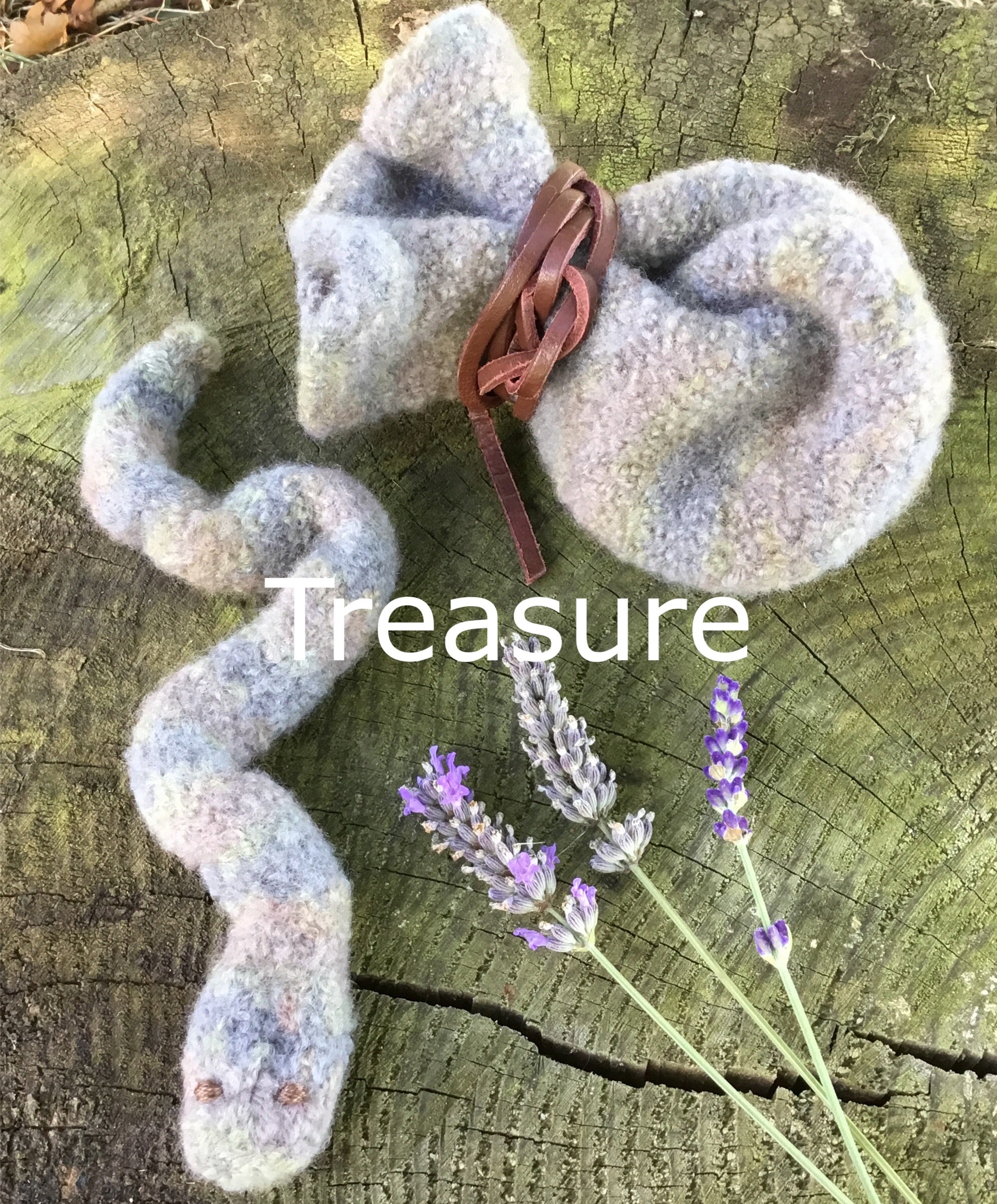 Treasure. A Felted DK Knitting Pattern