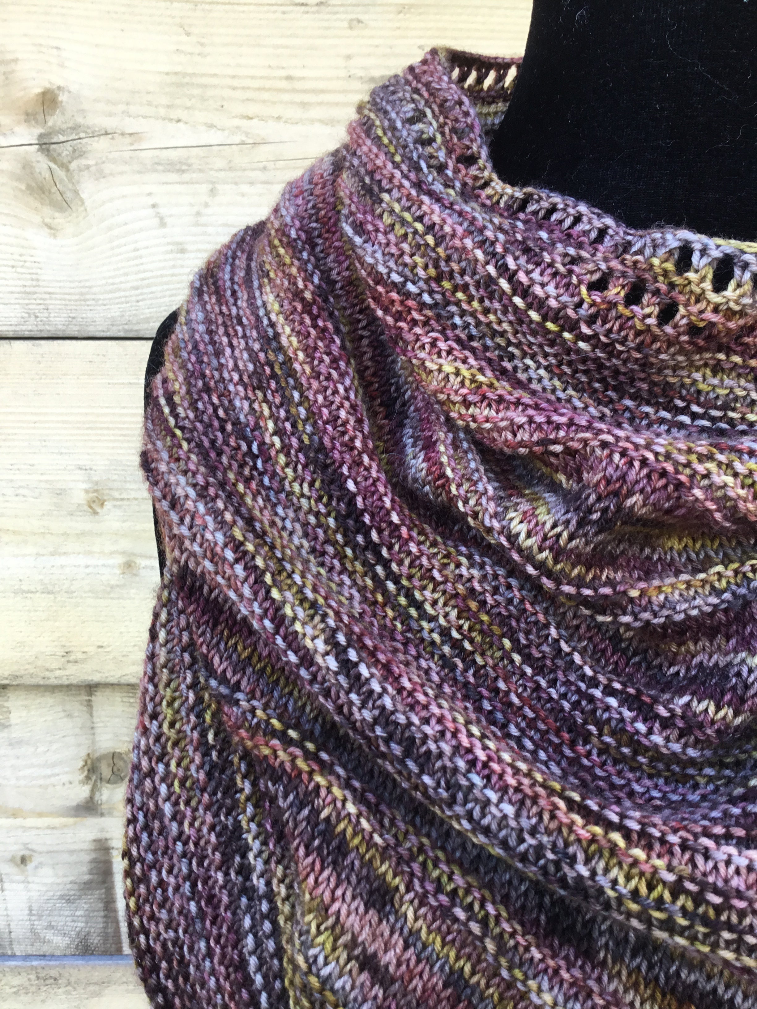 Silence Shawl 4ply Knitting Pattern