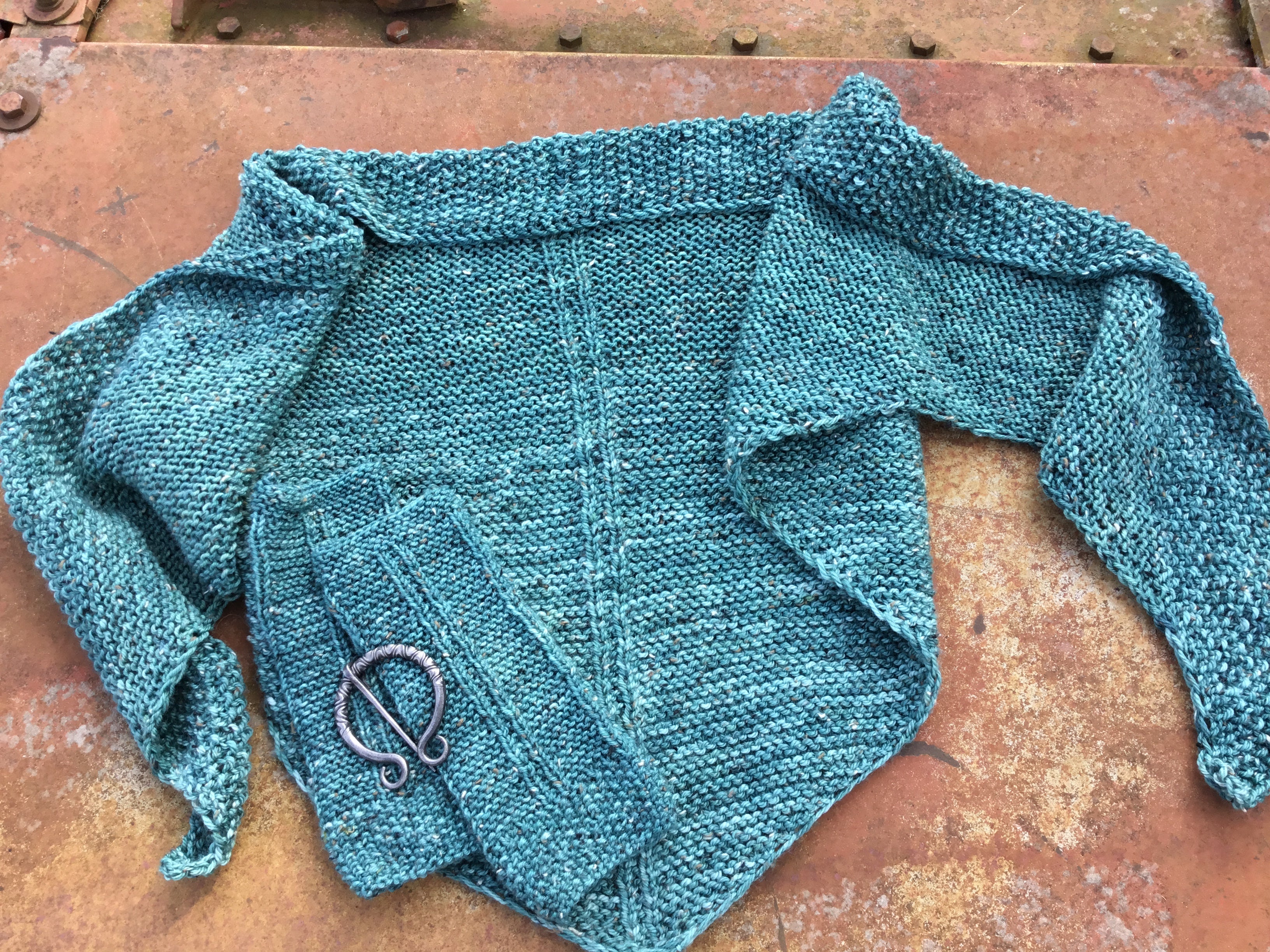 Freedom Shawl. DK Knitting Pattern