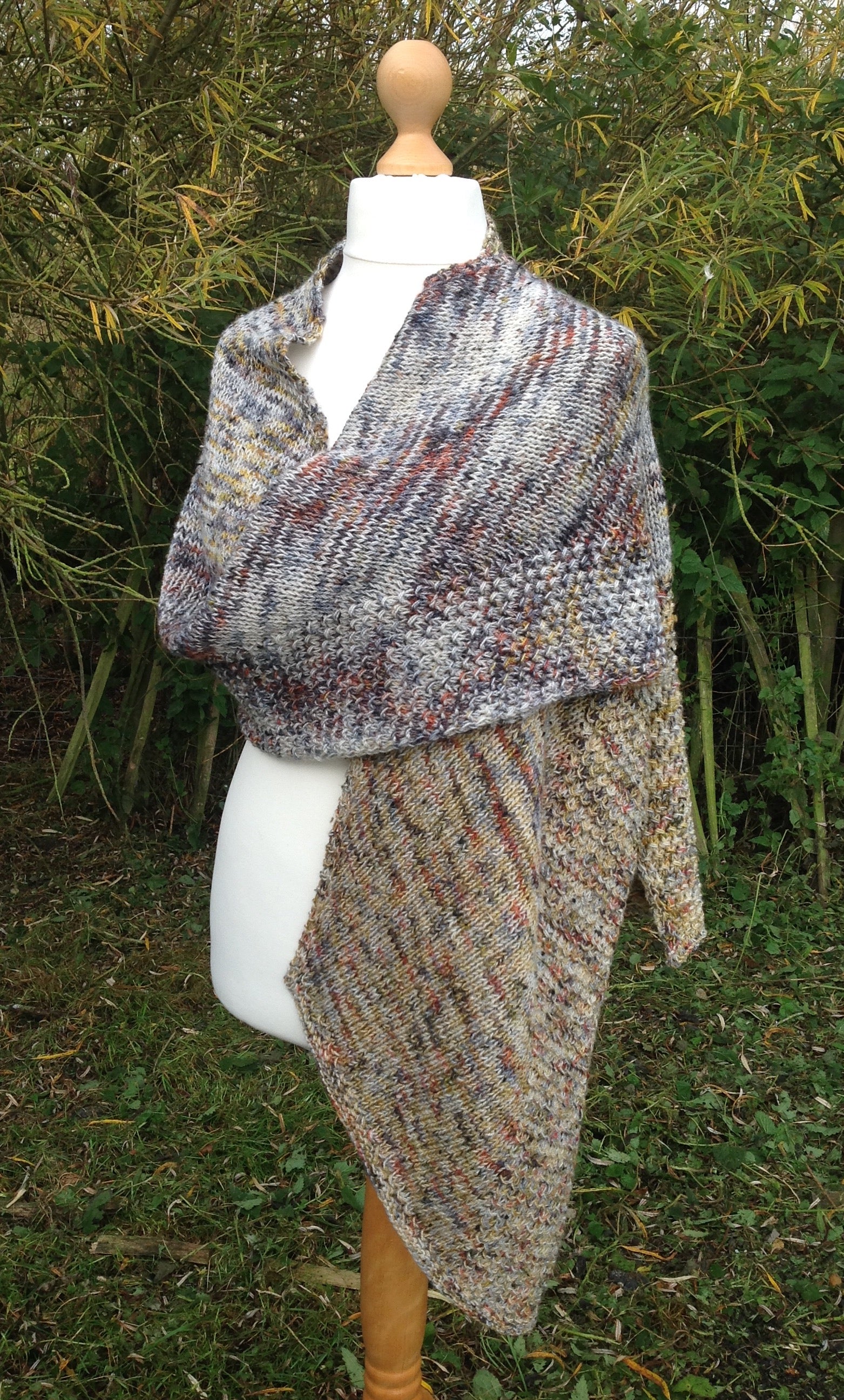 The Past Wrap 4ply Knitting Pattern