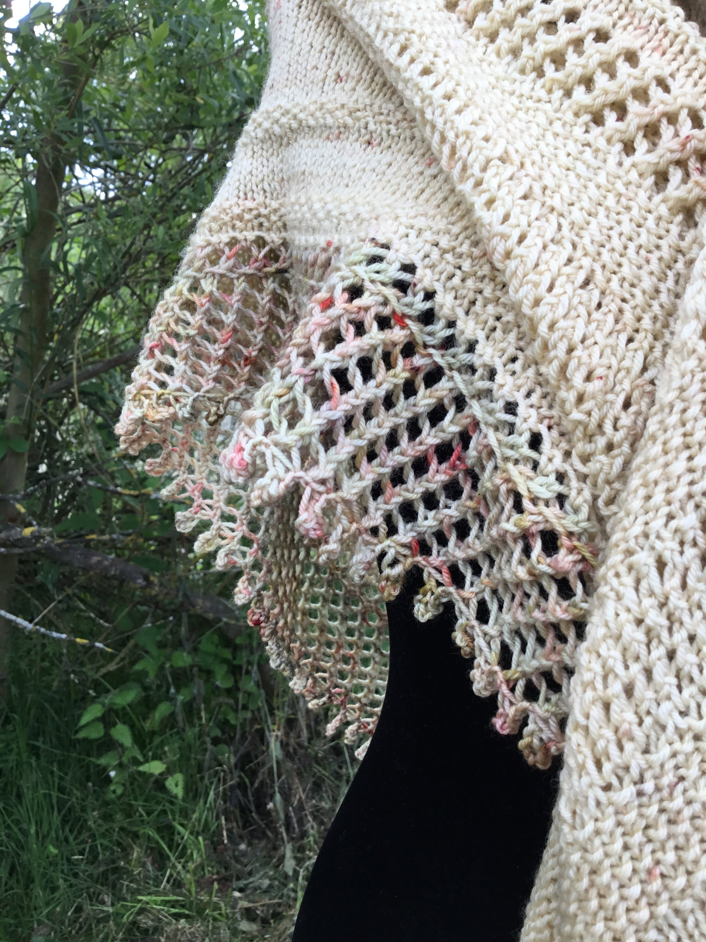 Victoria Shawl 4ply Knitting Pattern