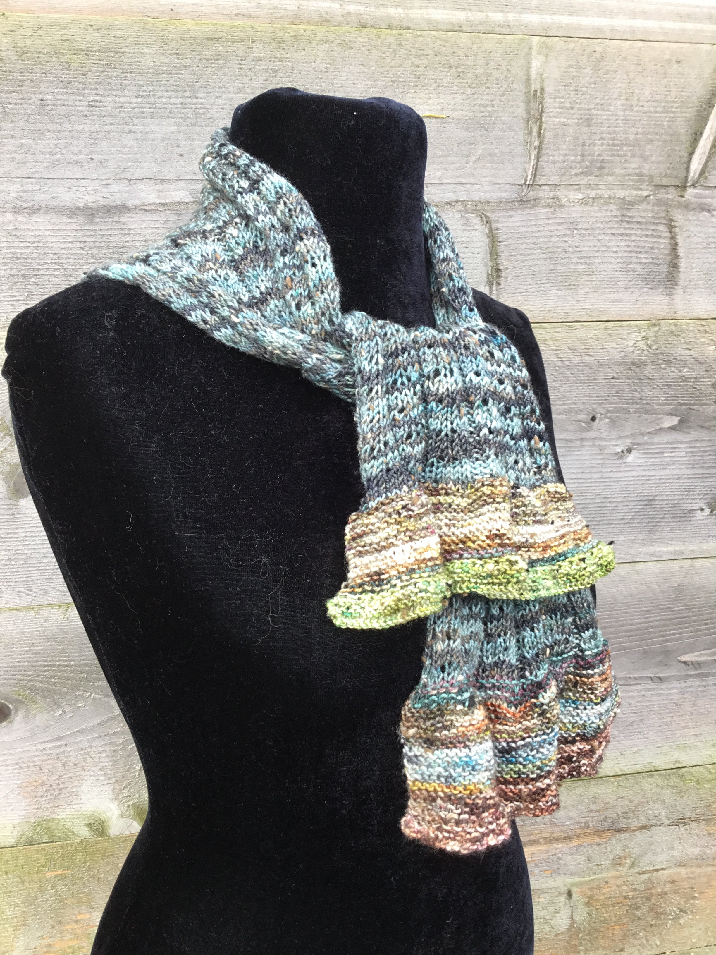 The Beginning Scarf & Mitts 4Ply Knitting Pattern