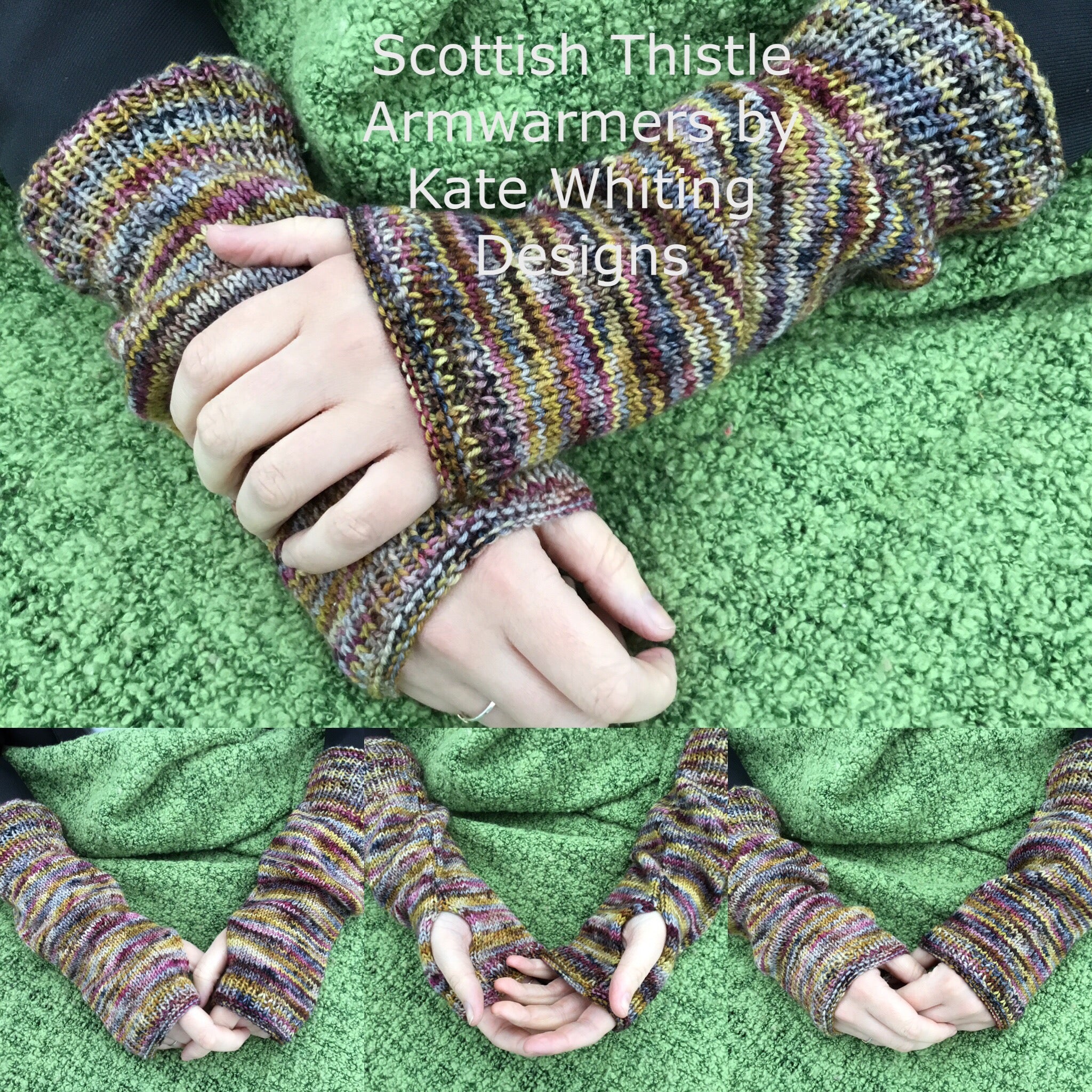 Scottish Thistle 4ply Knitting Pattern