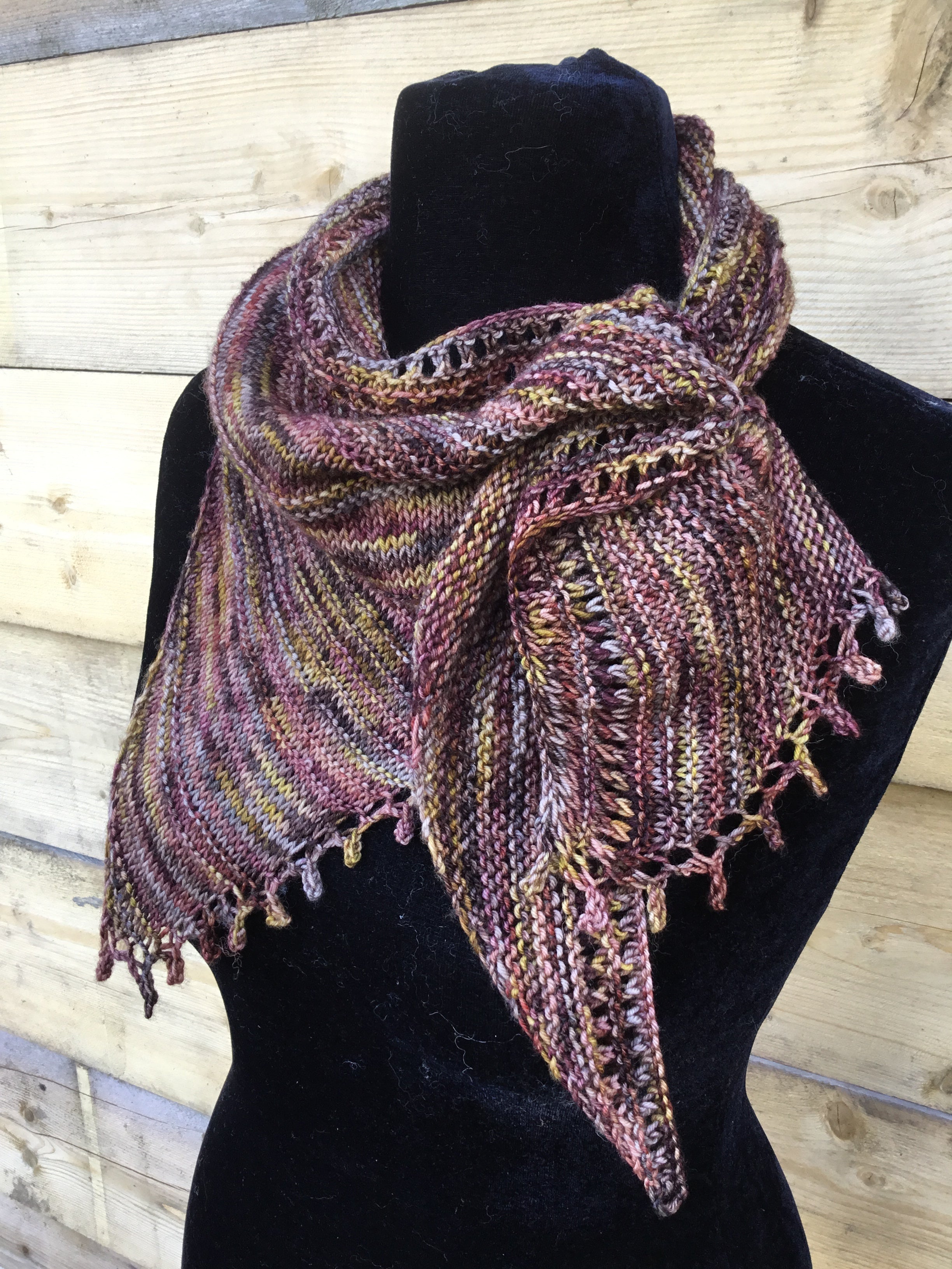 Silence Shawl 4ply Knitting Pattern