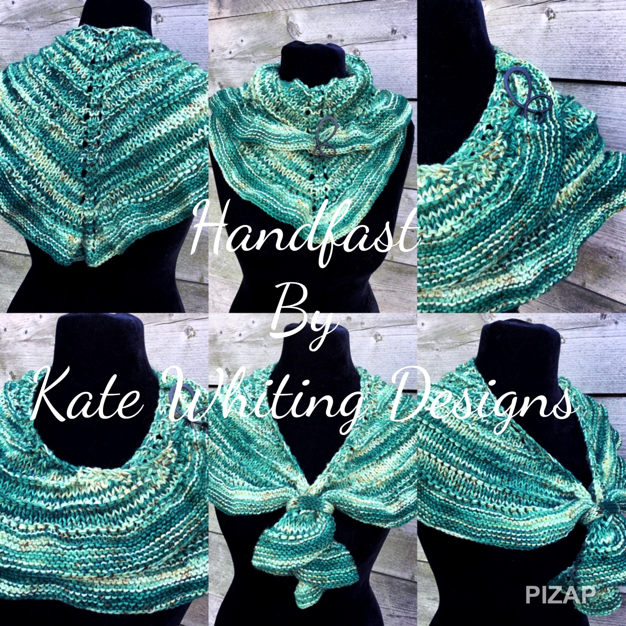 Handfast Shawl. DK Knitting Pattern