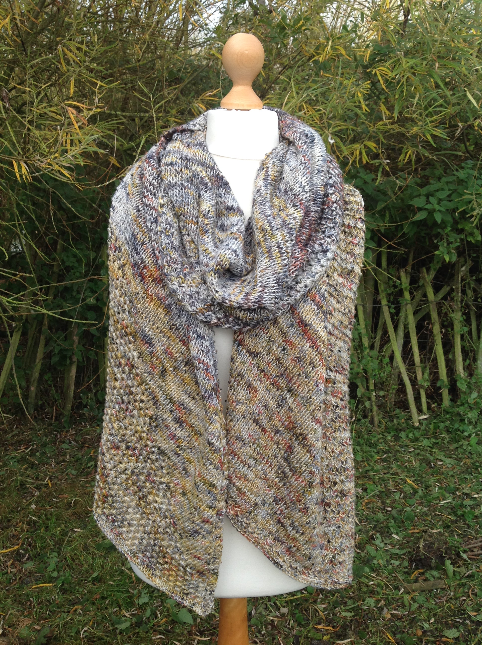 The Past Wrap 4ply Knitting Pattern