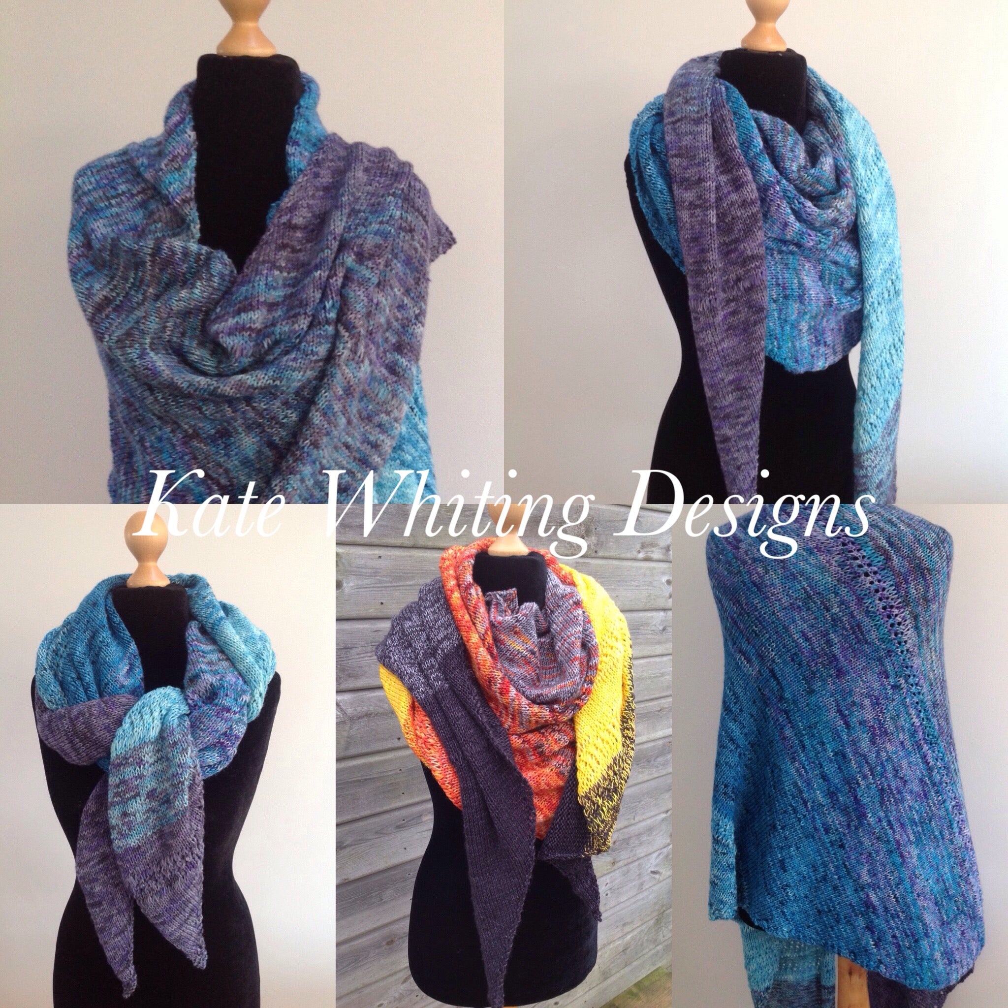 Mind & Body Shawl 4ply Knitting Pattern