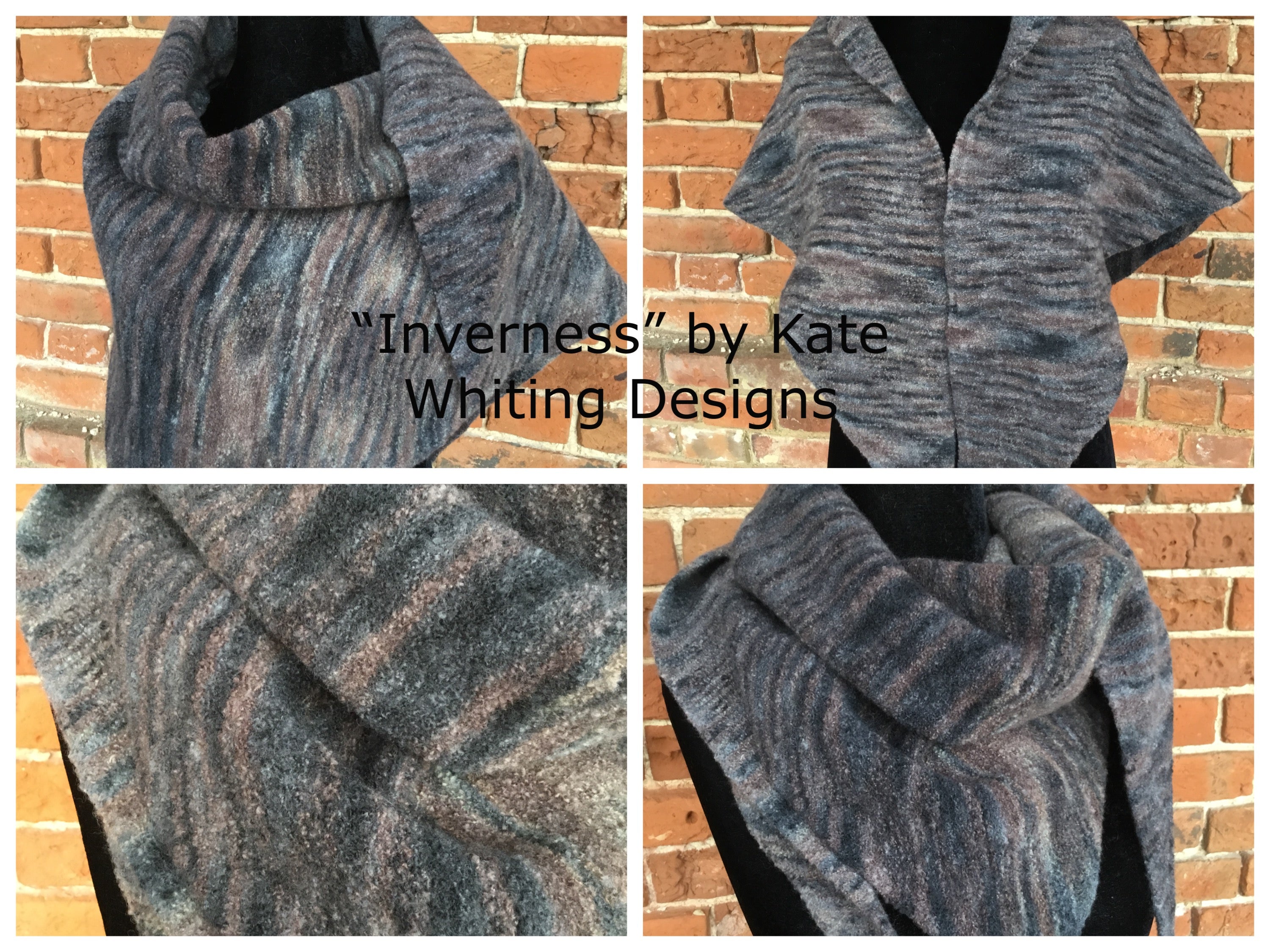 Inverness Felted  4ply Knitting Pattern