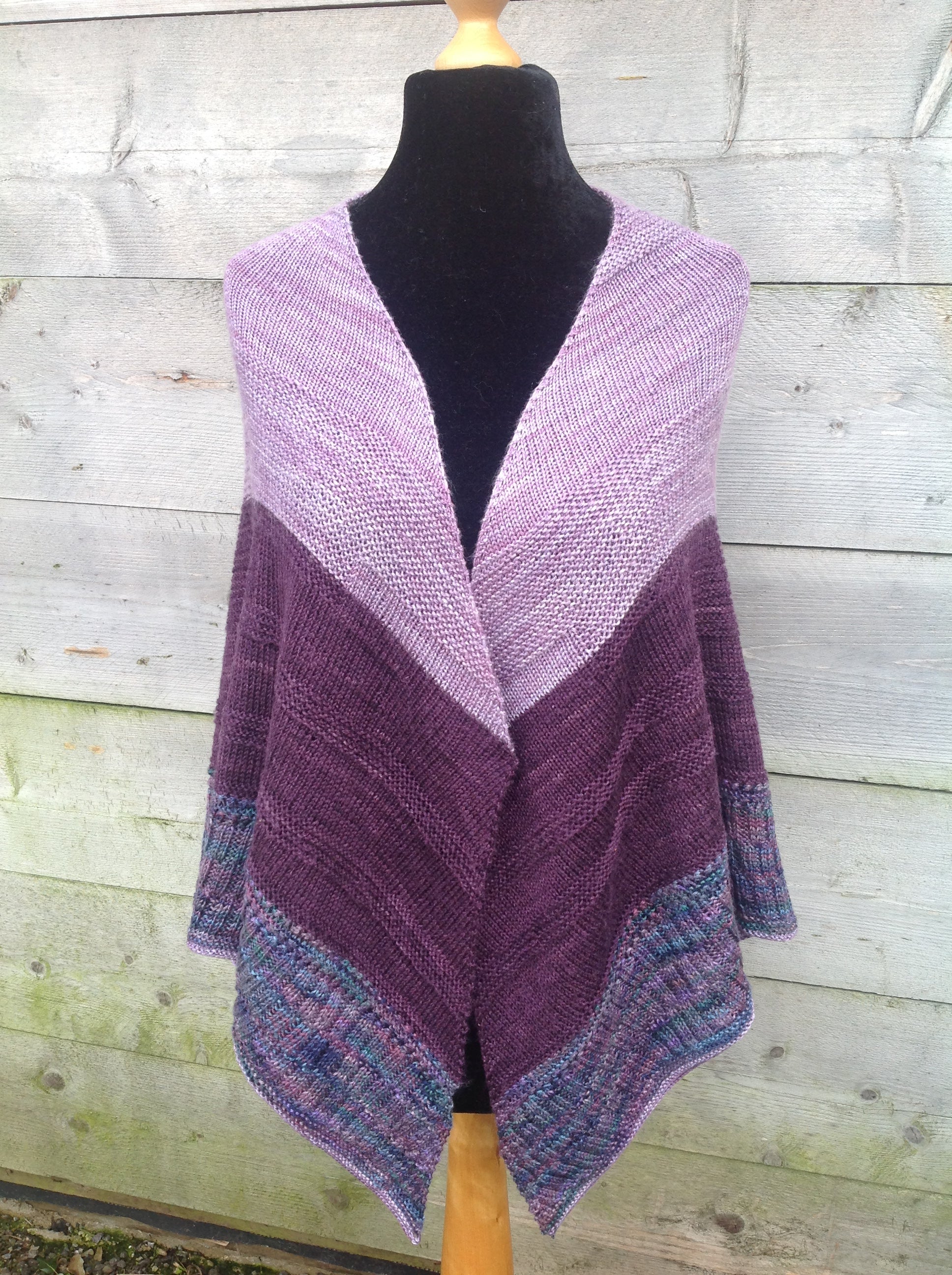 Winterfell Shawl 4ply Knitting Pattern
