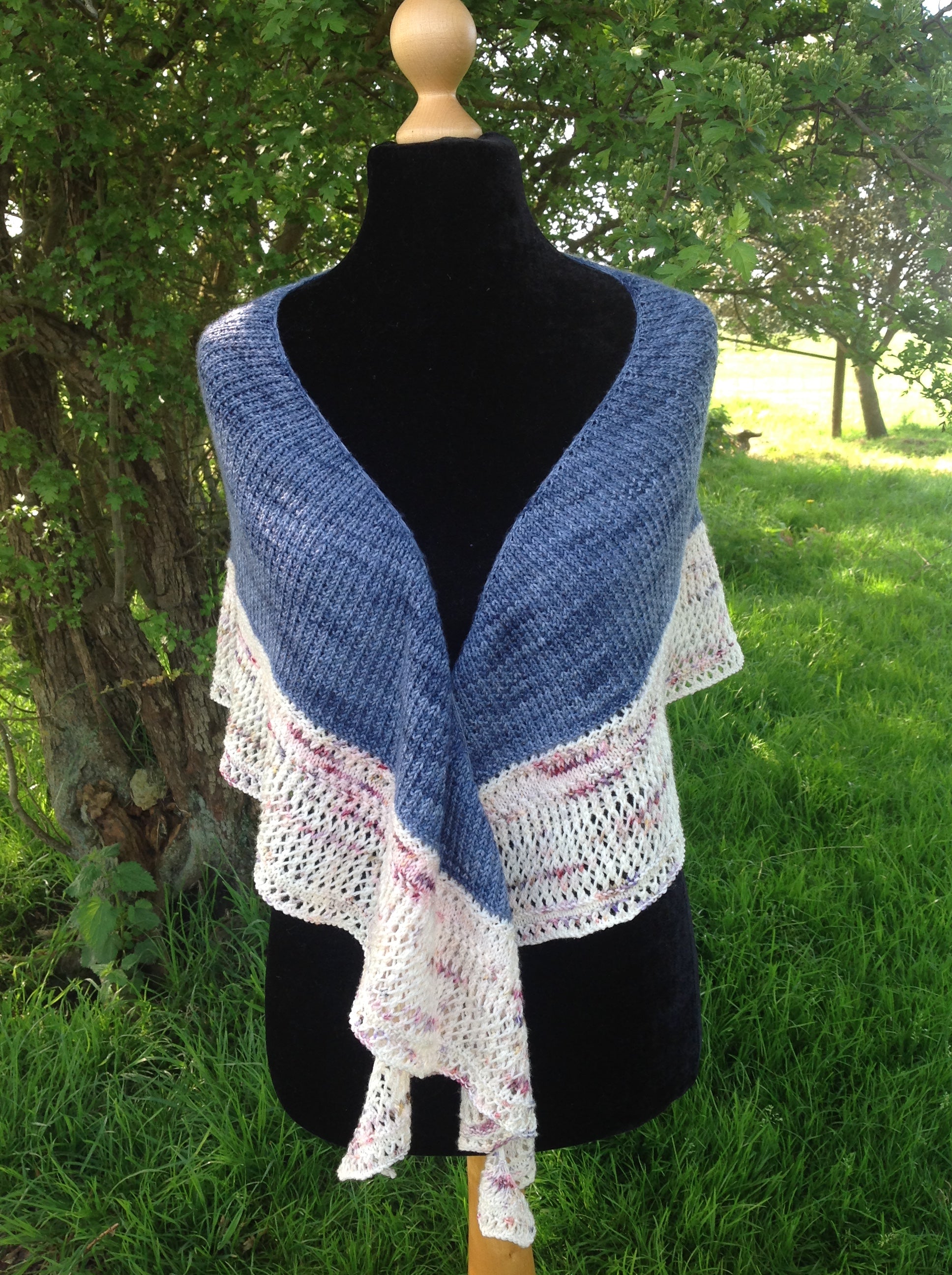 Khaleesi Shawl 4ply Knitting Pattern