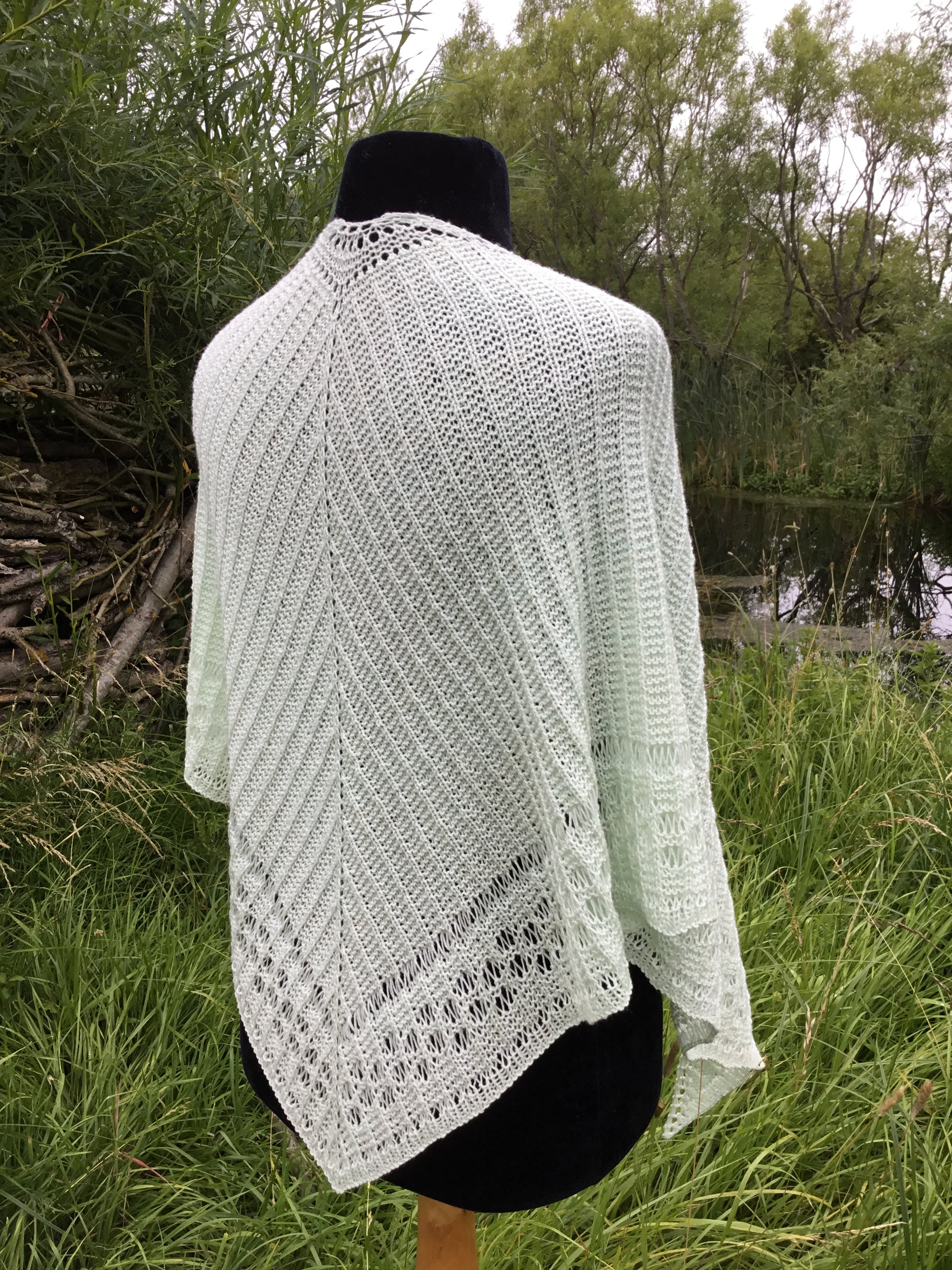 Louise Shawl 4ply Knitting Pattern