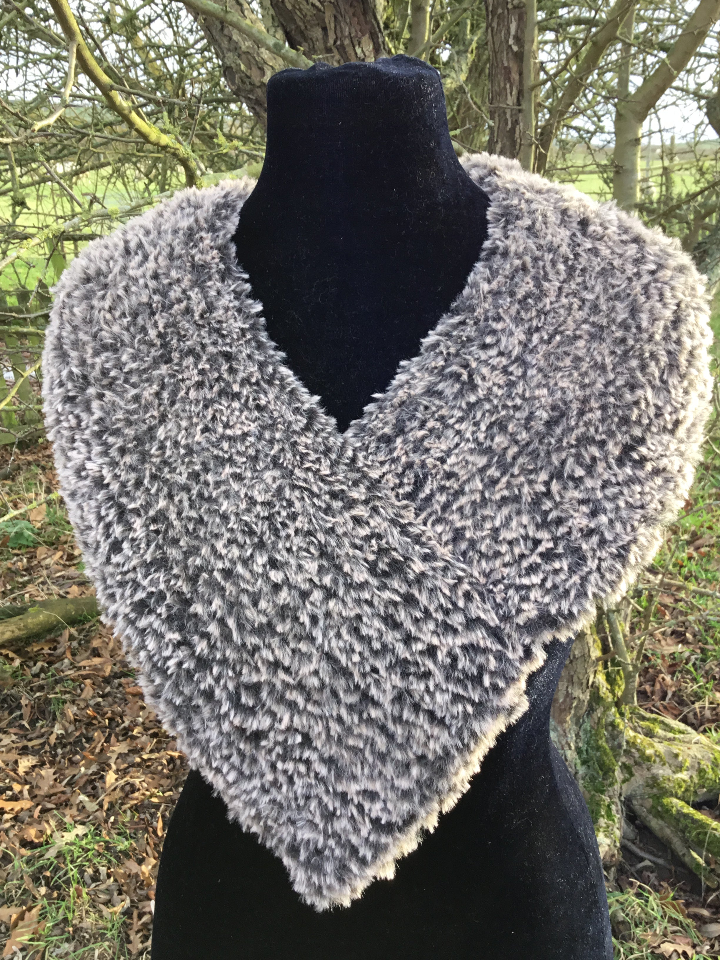 The Glens 2 Fur Cowls. Chunky Weight Yarn