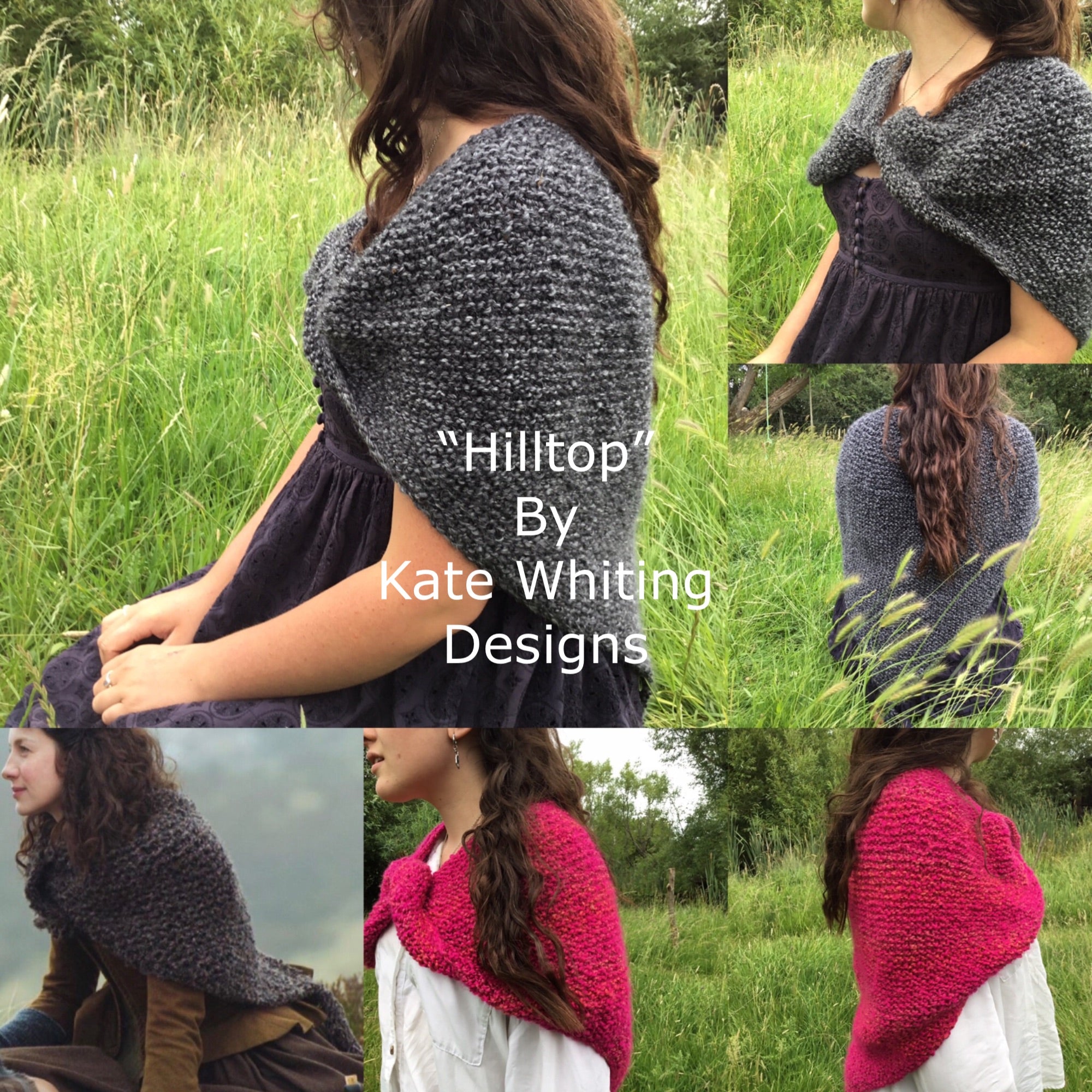 Hill Top. Aran Weight Knitting Pattern