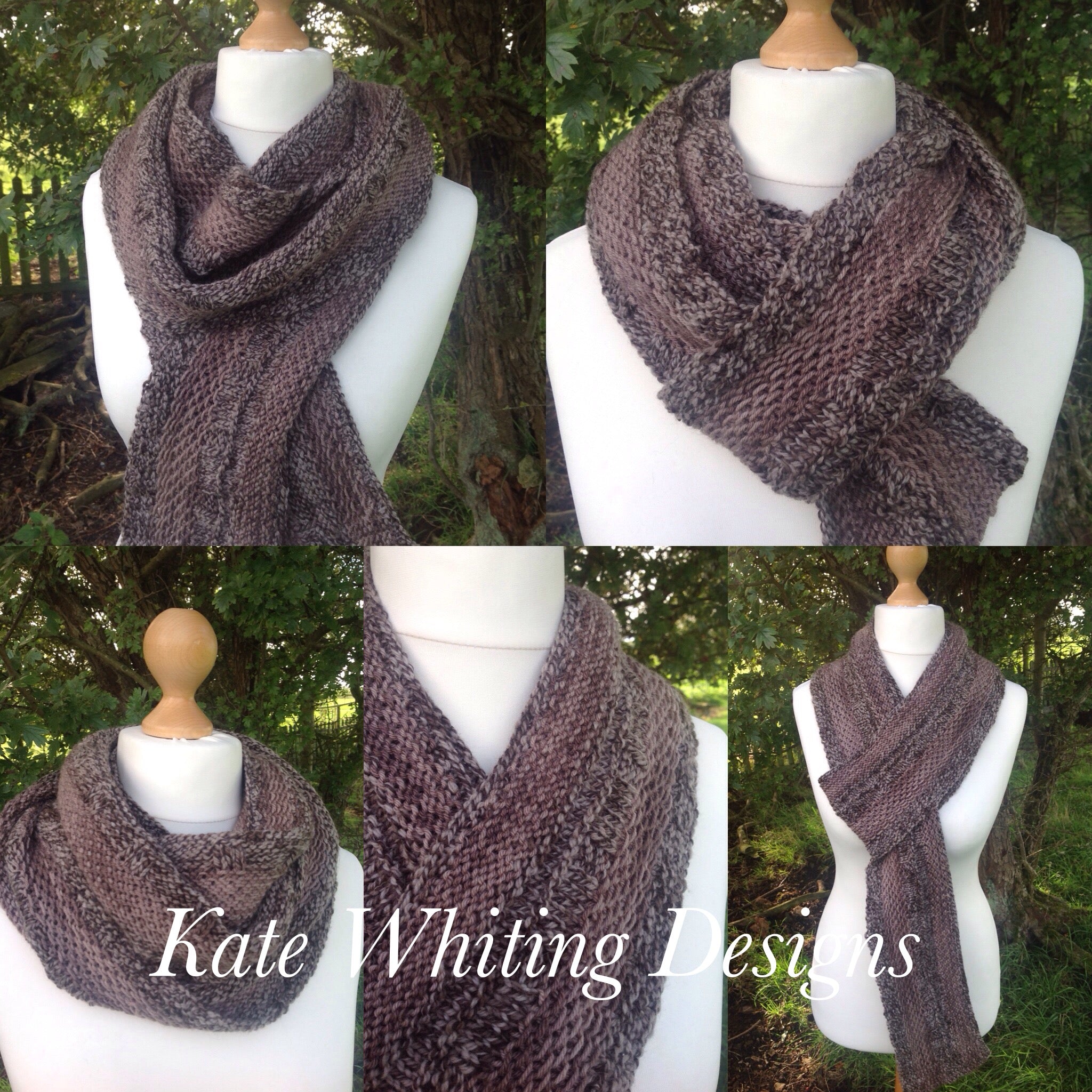 Roger Scarf. DK Knitting Pattern