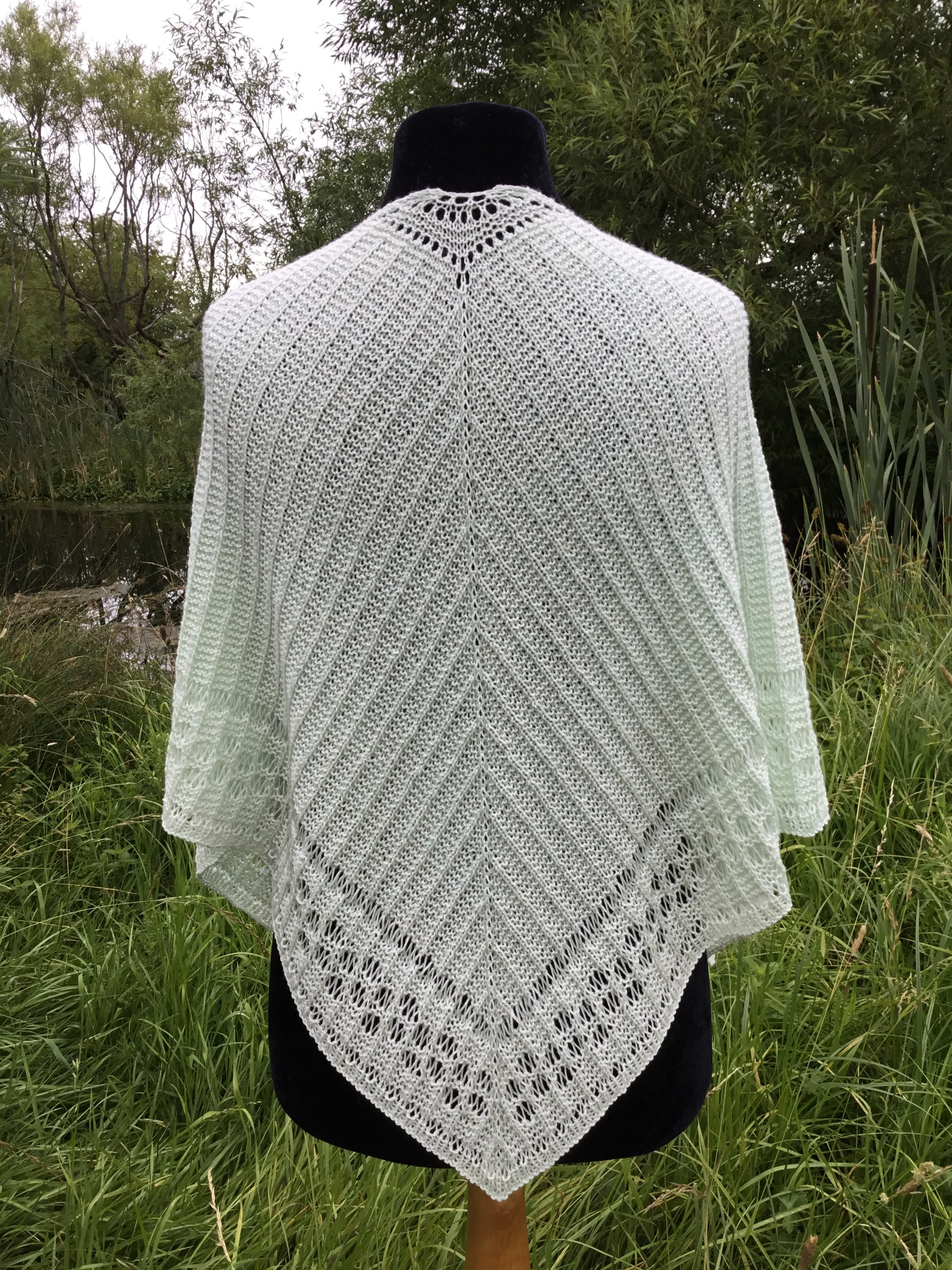 Louise Shawl 4ply Knitting Pattern