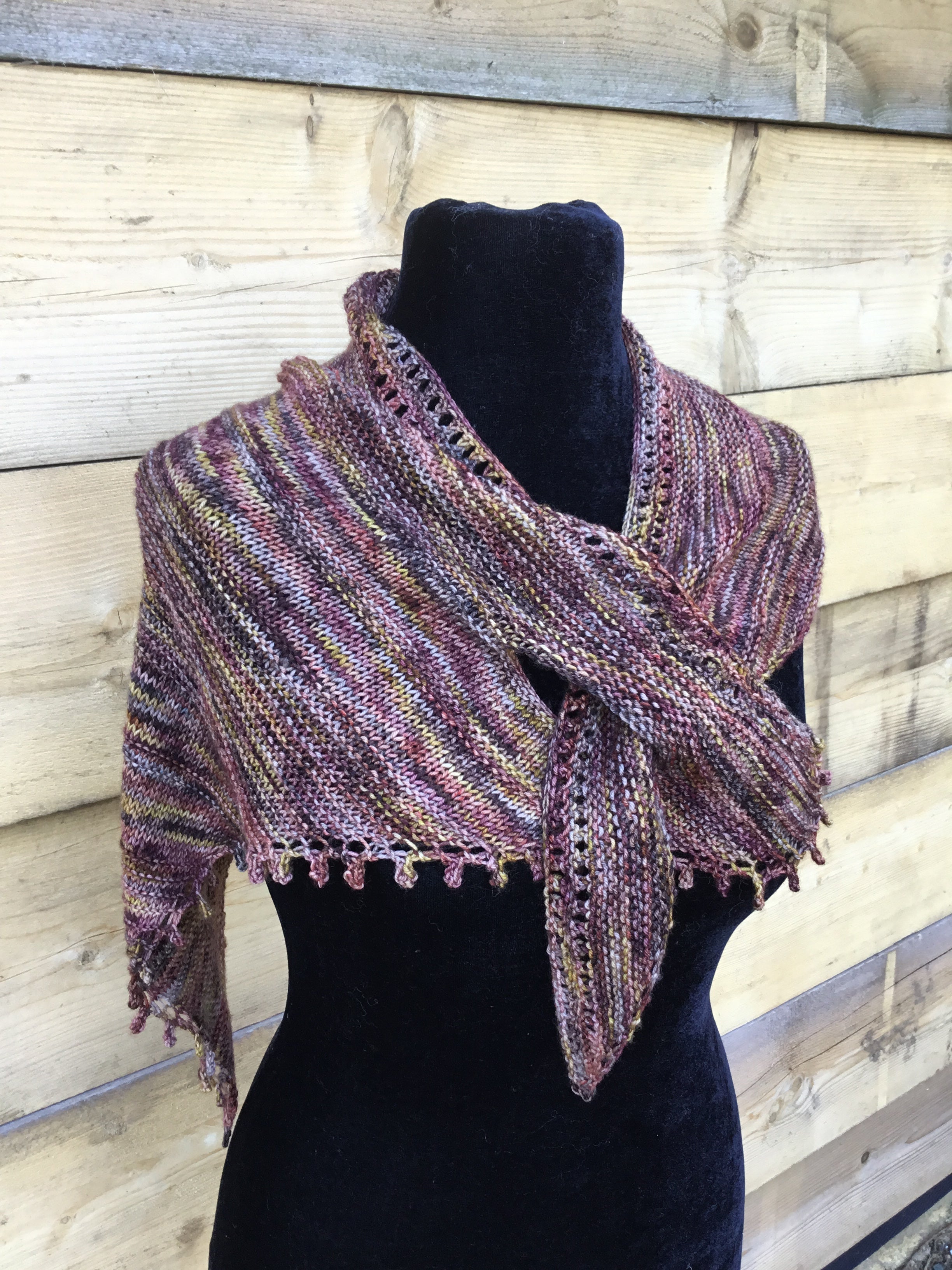 Silence Shawl 4ply Knitting Pattern