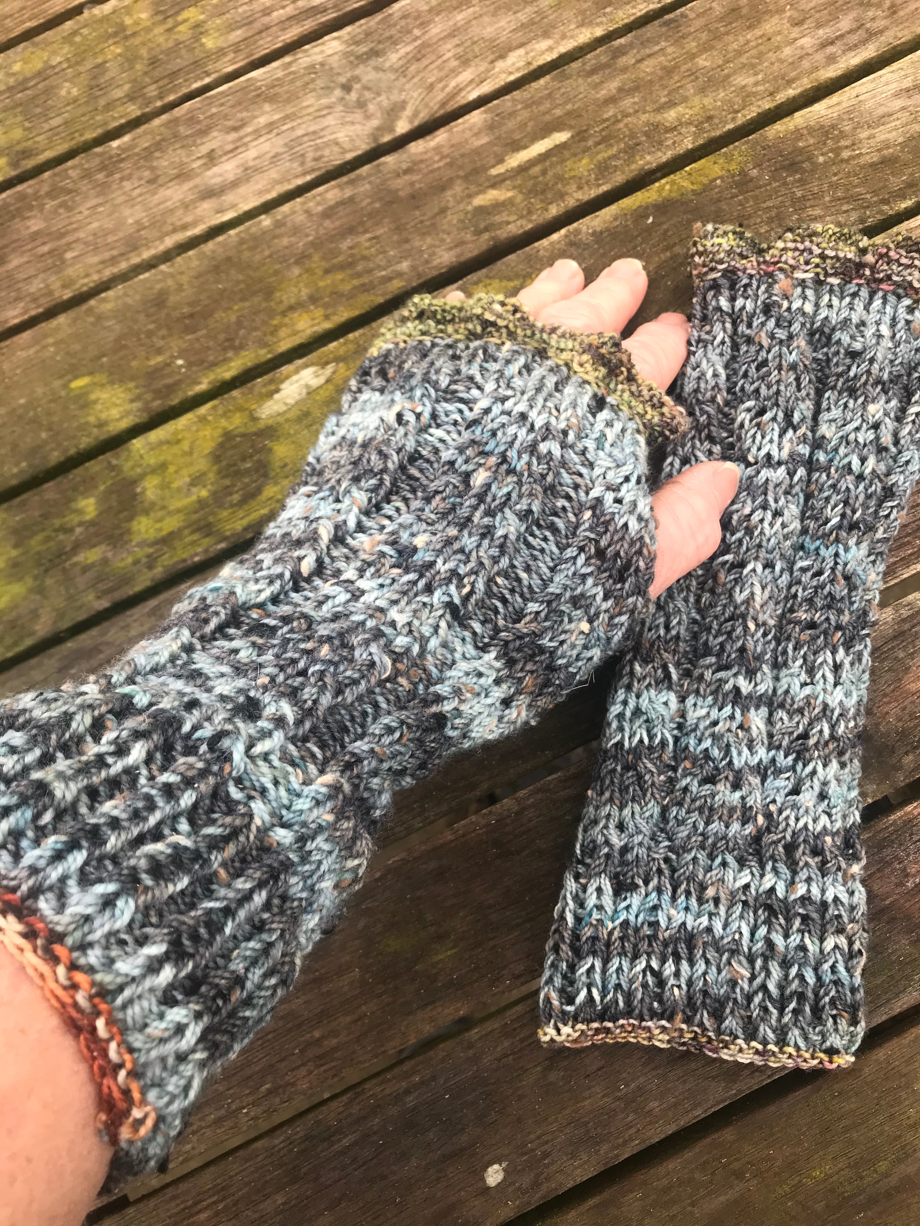 The Beginning Scarf & Mitts 4Ply Knitting Pattern