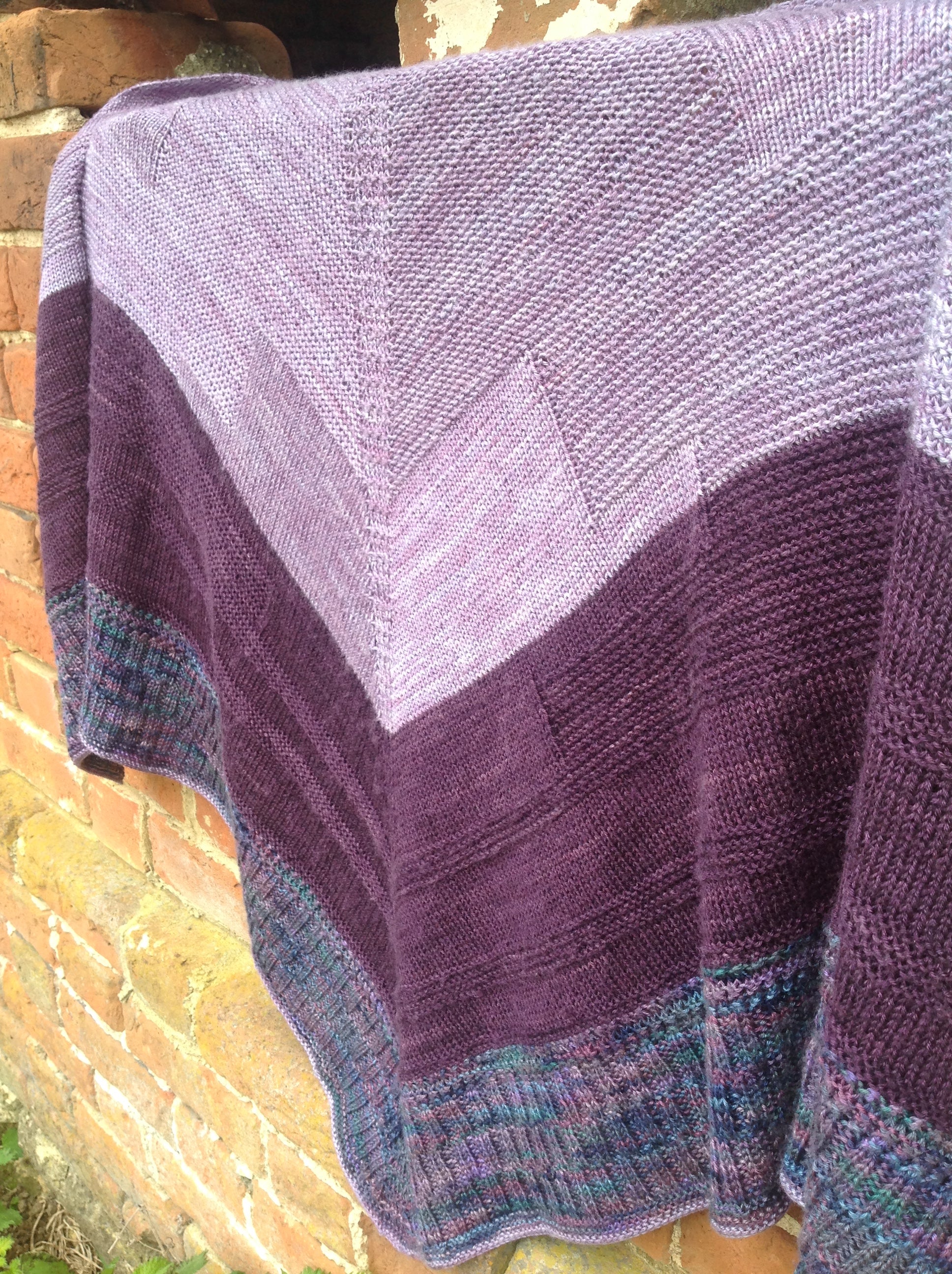 Winterfell Shawl 4ply Knitting Pattern