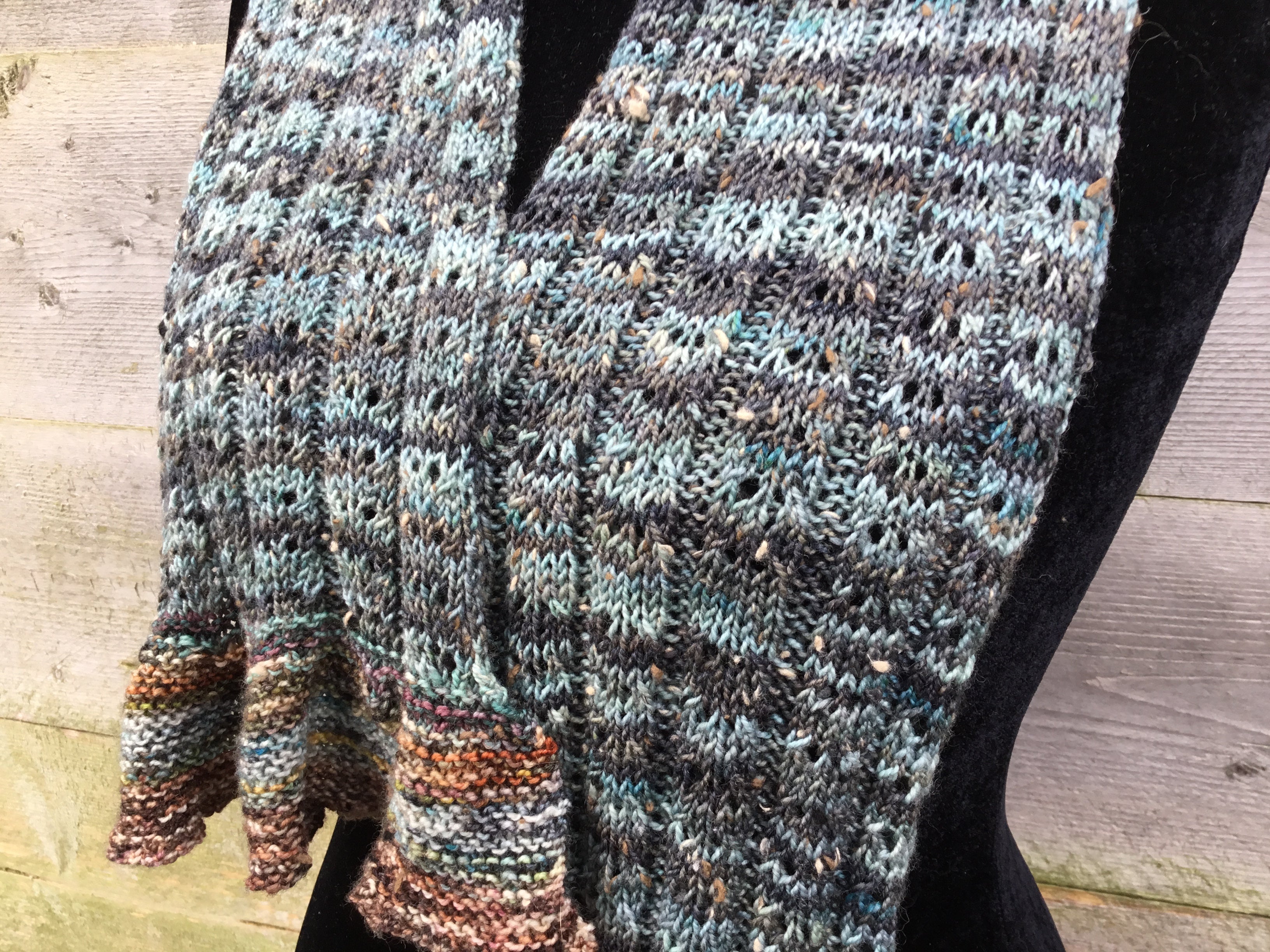 The Beginning Scarf & Mitts 4Ply Knitting Pattern