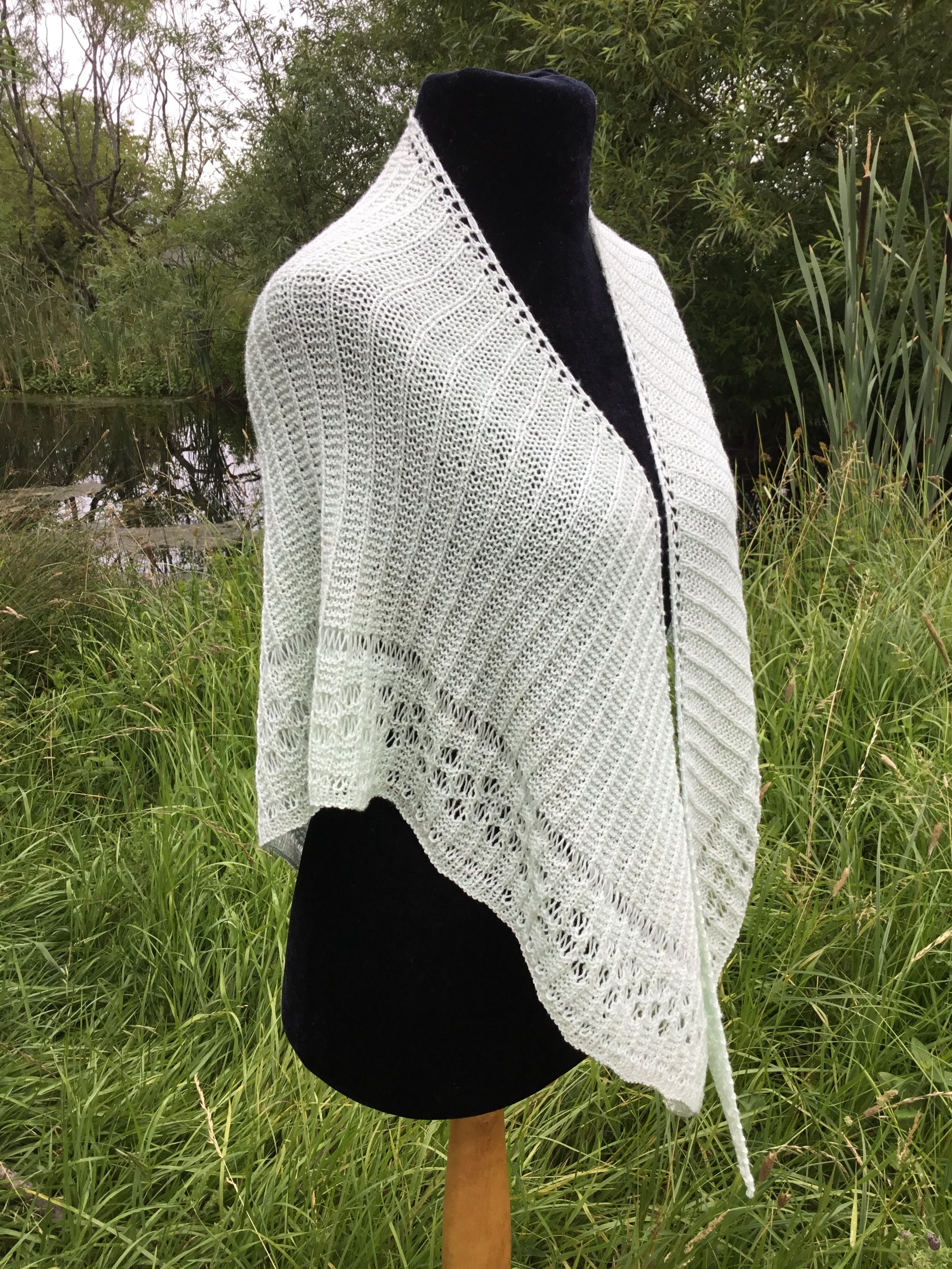 Louise Shawl 4ply Knitting Pattern