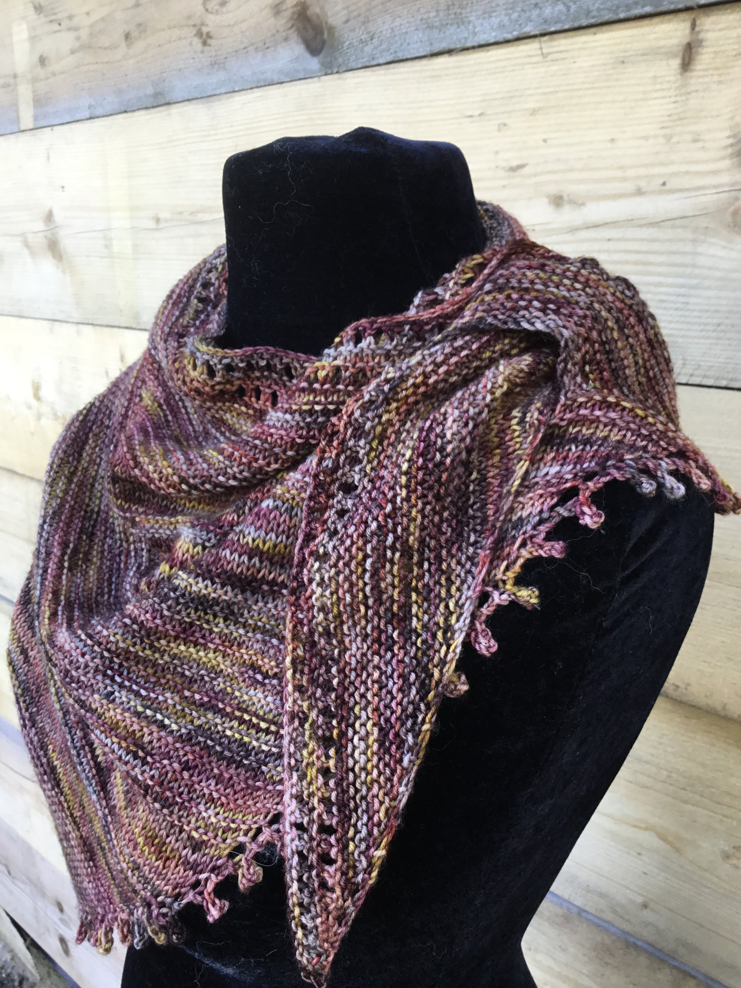 Silence Shawl 4ply Knitting Pattern