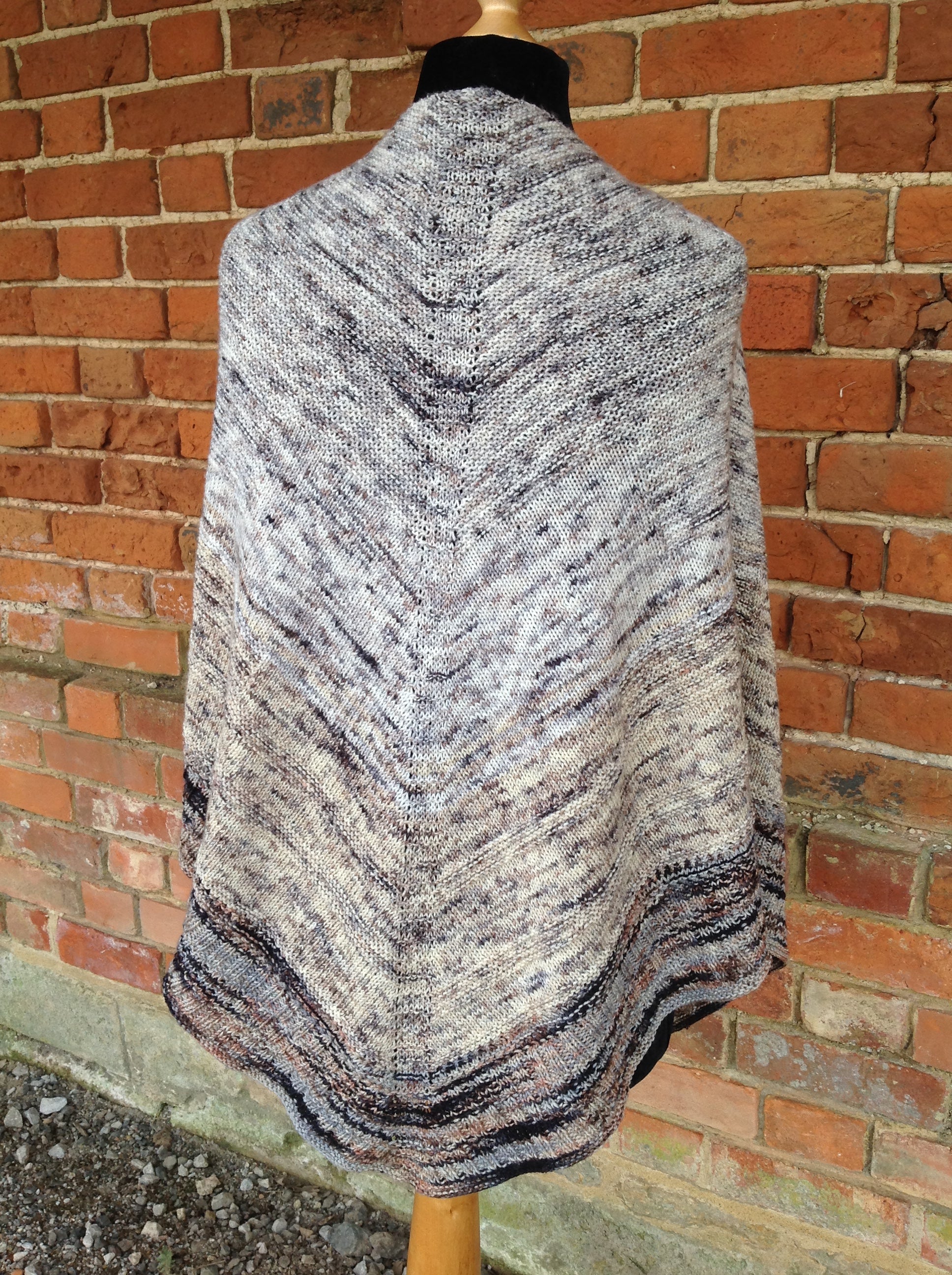 Winterfell Shawl 4ply Knitting Pattern