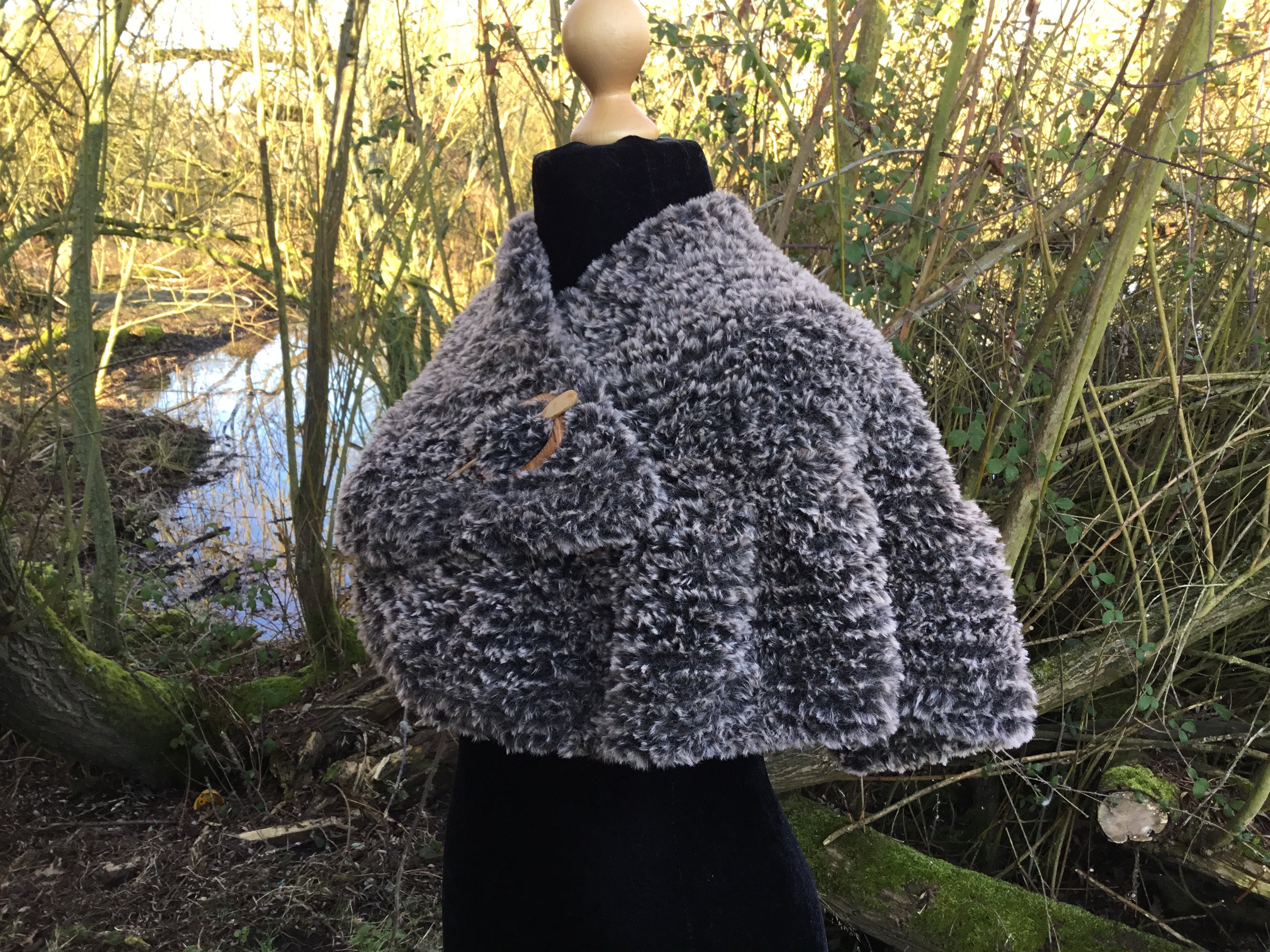 Back In Time Cape/Wrap. Chunky Weight Knitting Pattern
