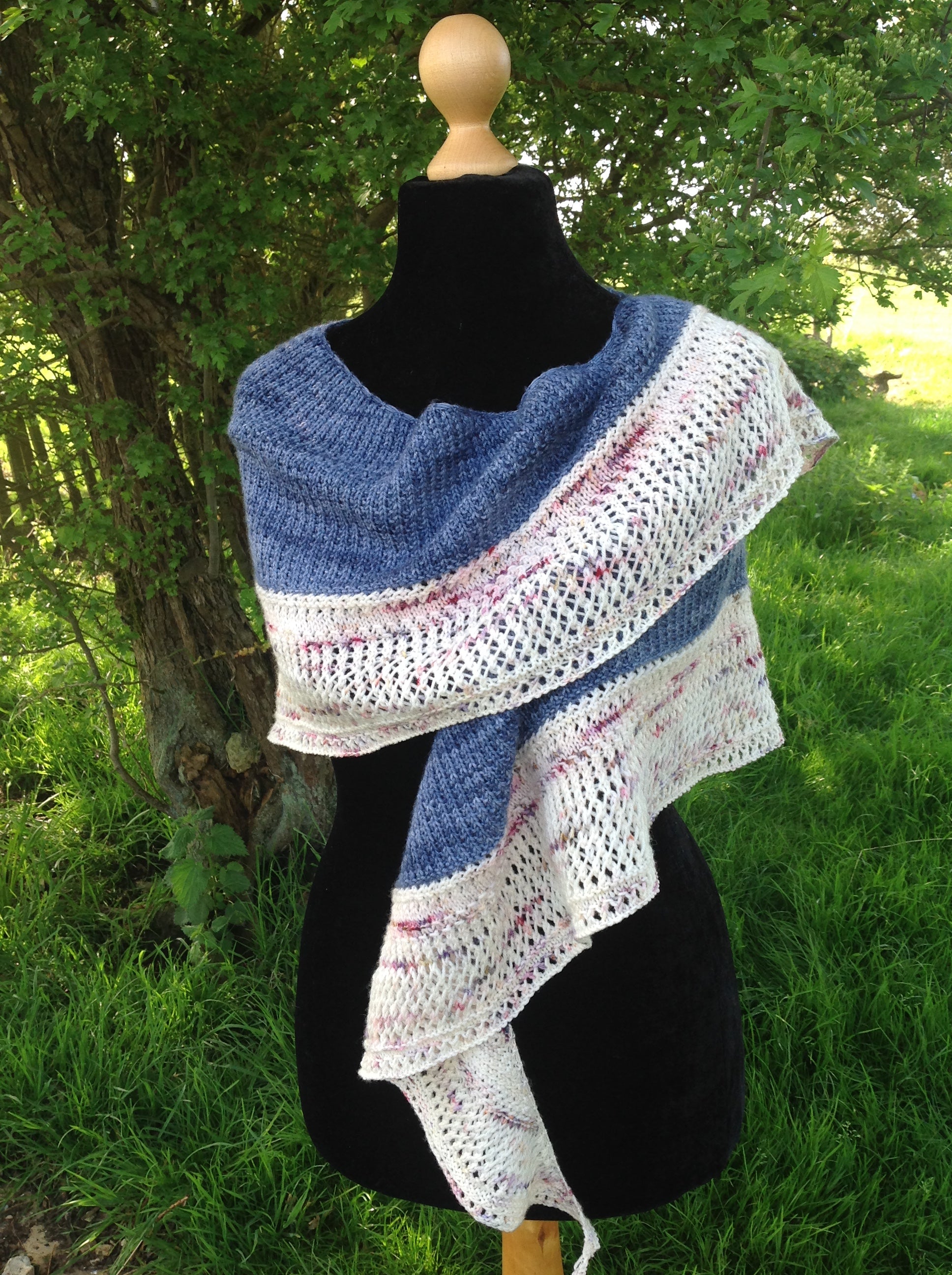 Khaleesi Shawl 4ply Knitting Pattern