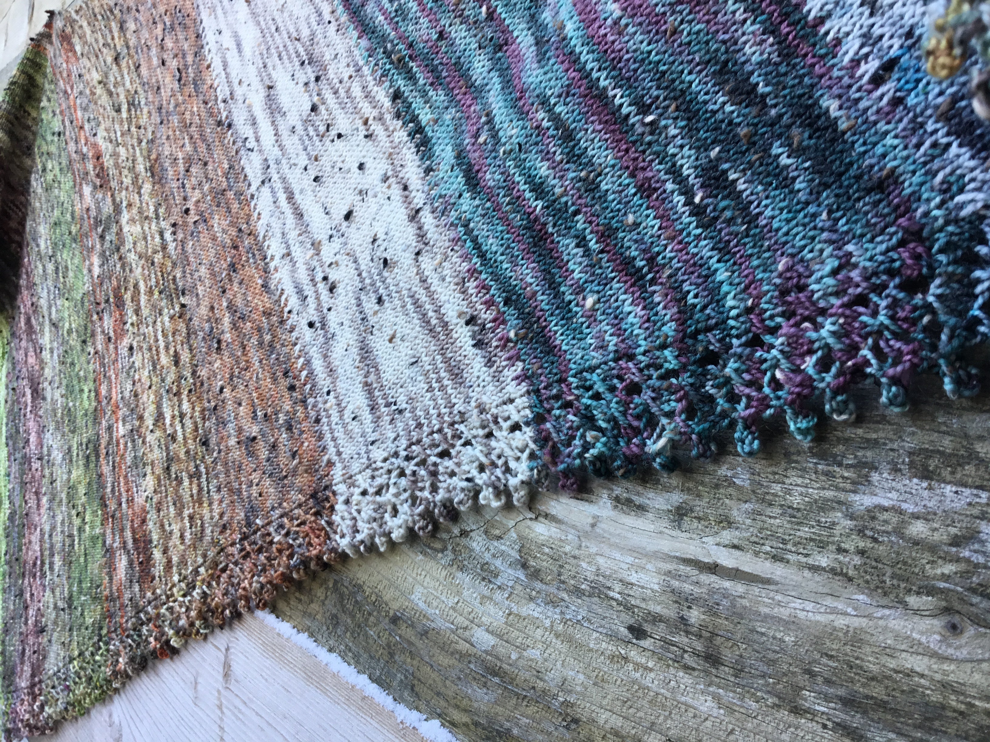 The Beginning Shawl 4Ply Knitting Pattern