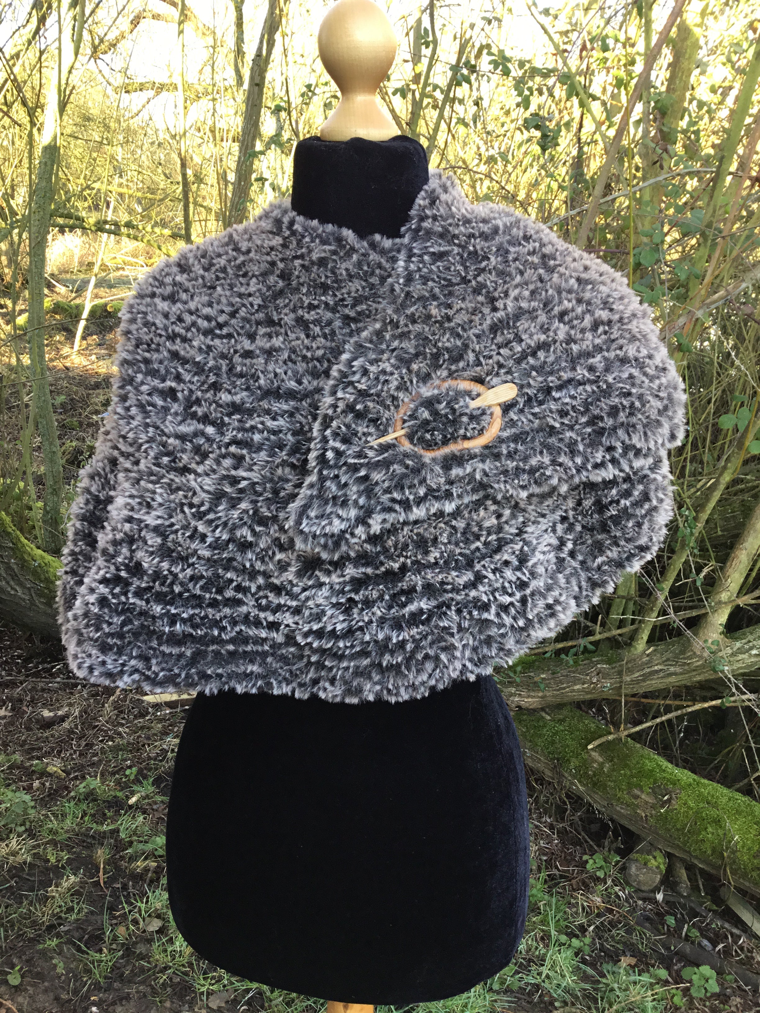Back In Time Cape/Wrap. Chunky Weight Knitting Pattern