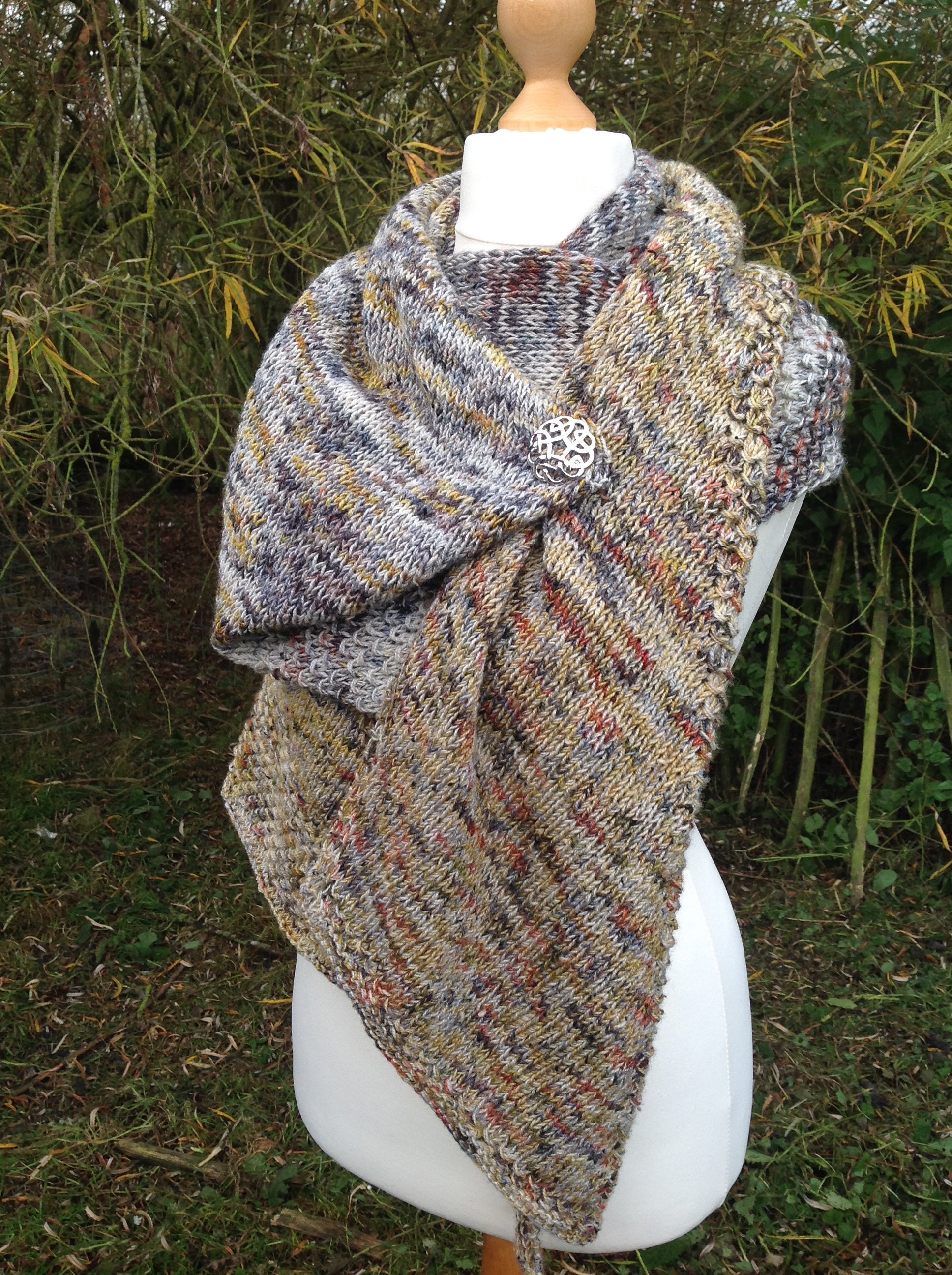 The Past Wrap 4ply Knitting Pattern