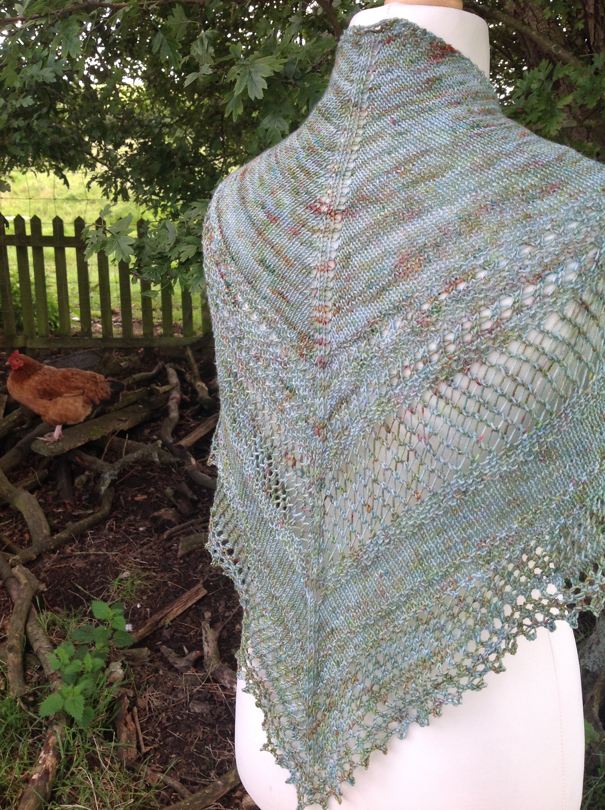 Versailles Shawl 4ply Knitting Pattern