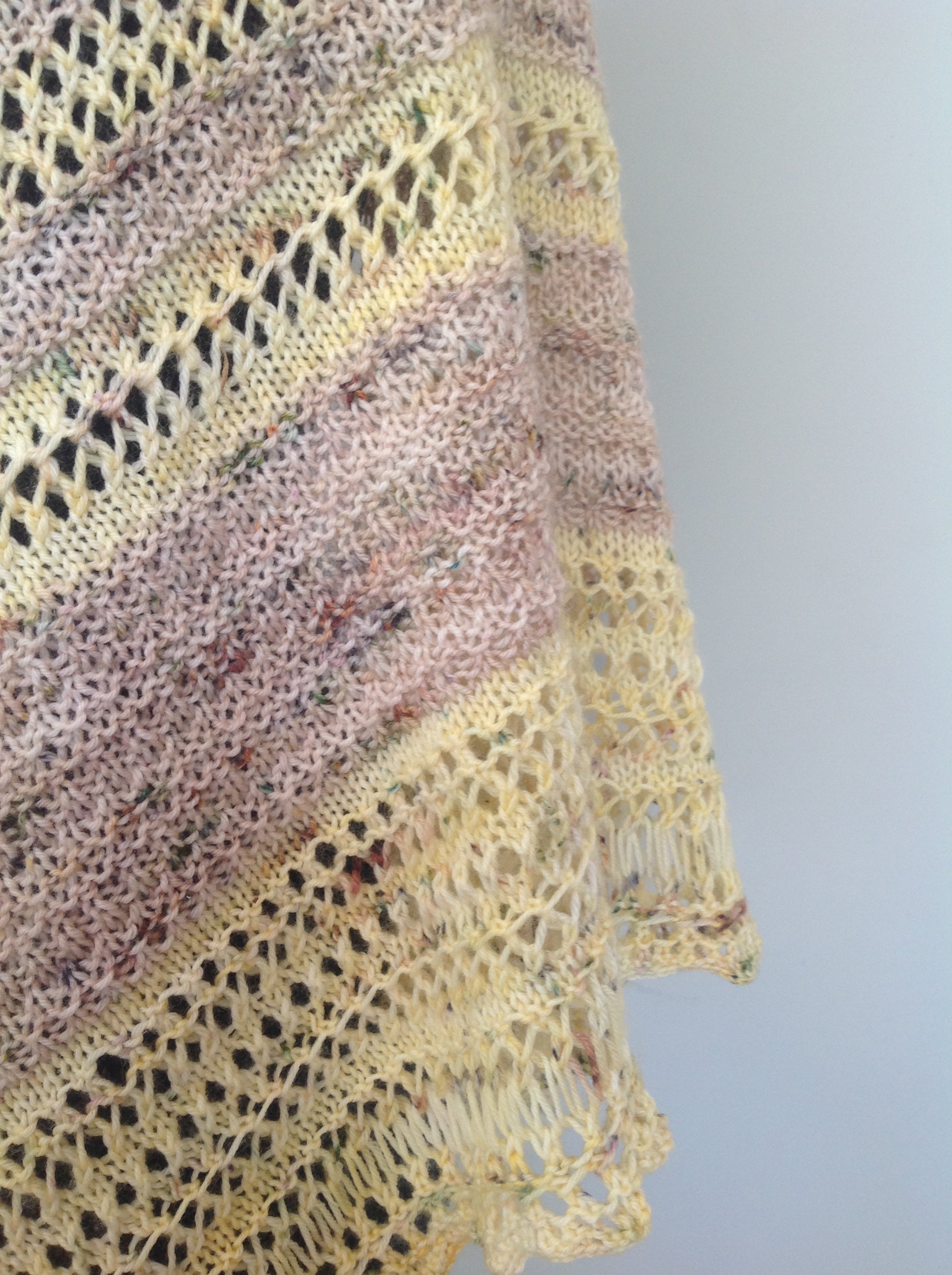 Thornfield Shawl 4ply Knitting Pattern