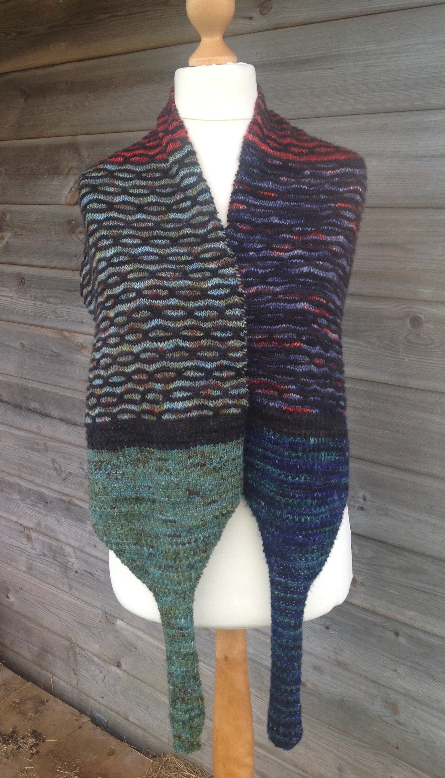 The Stock Scarf 4ply Knitting Pattern