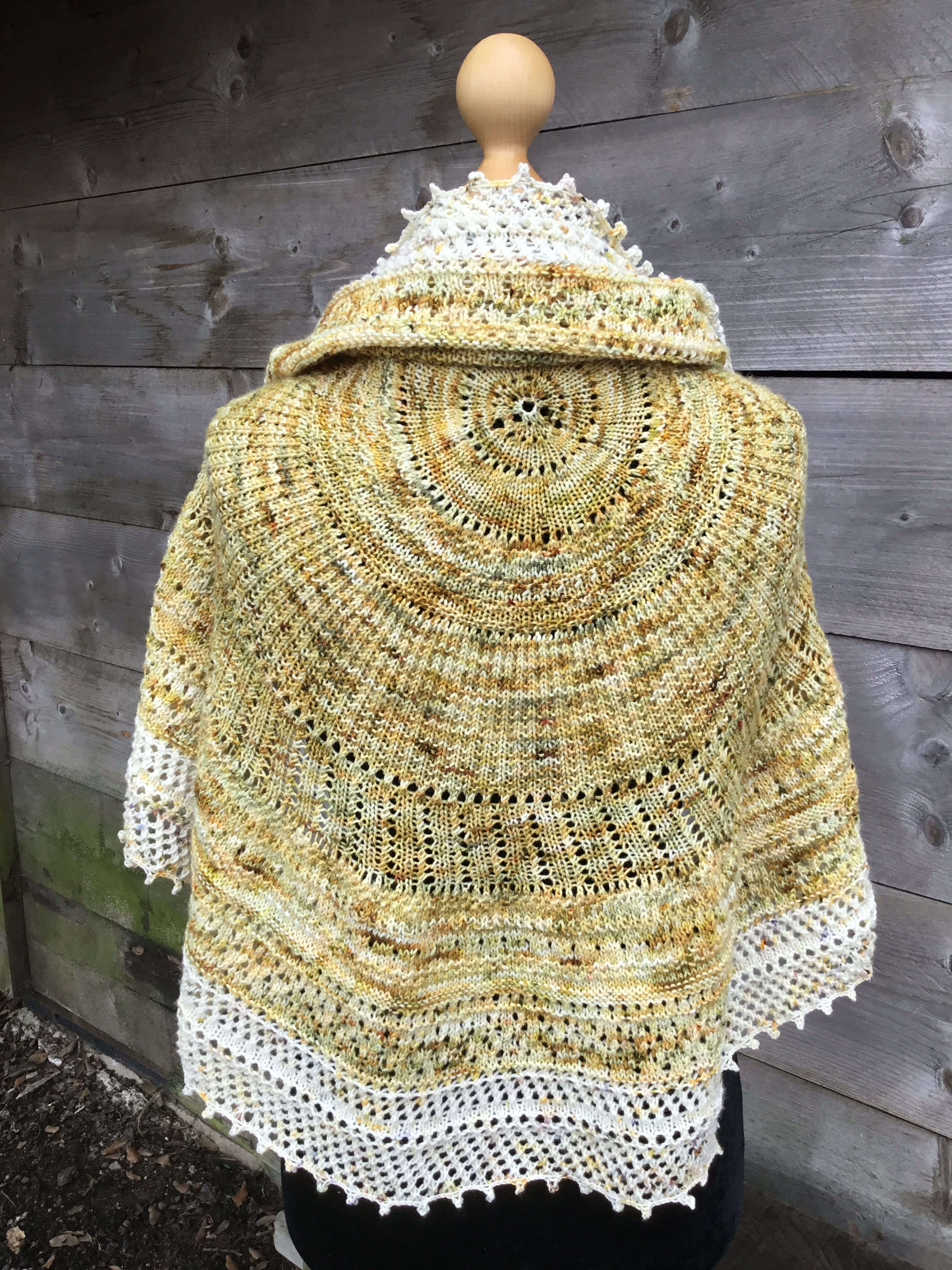 Jeremiah Baby And Shoulder Shawl 4ply Knitting Pattern