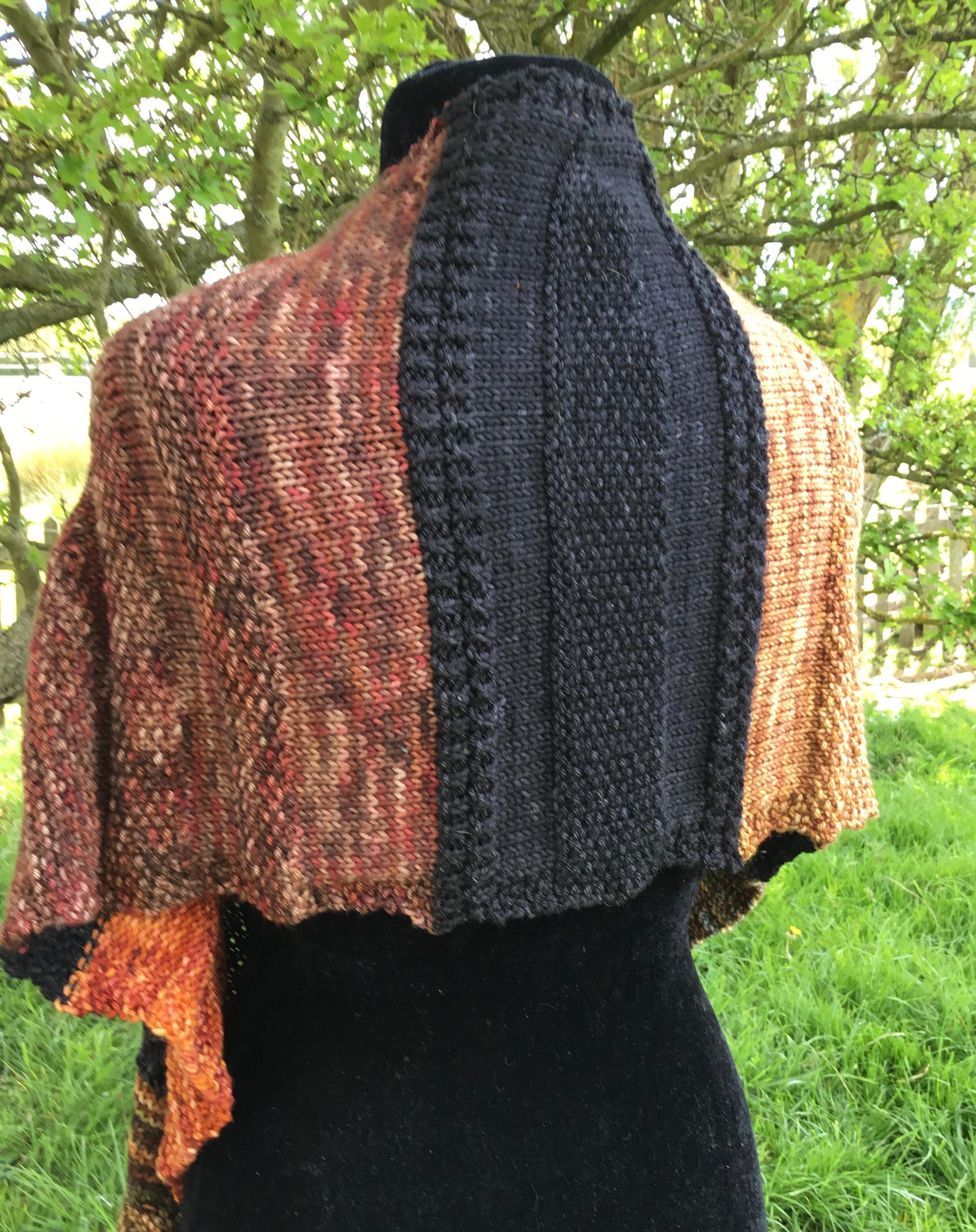 Standing Stones Wrap. DK Knitting Pattern