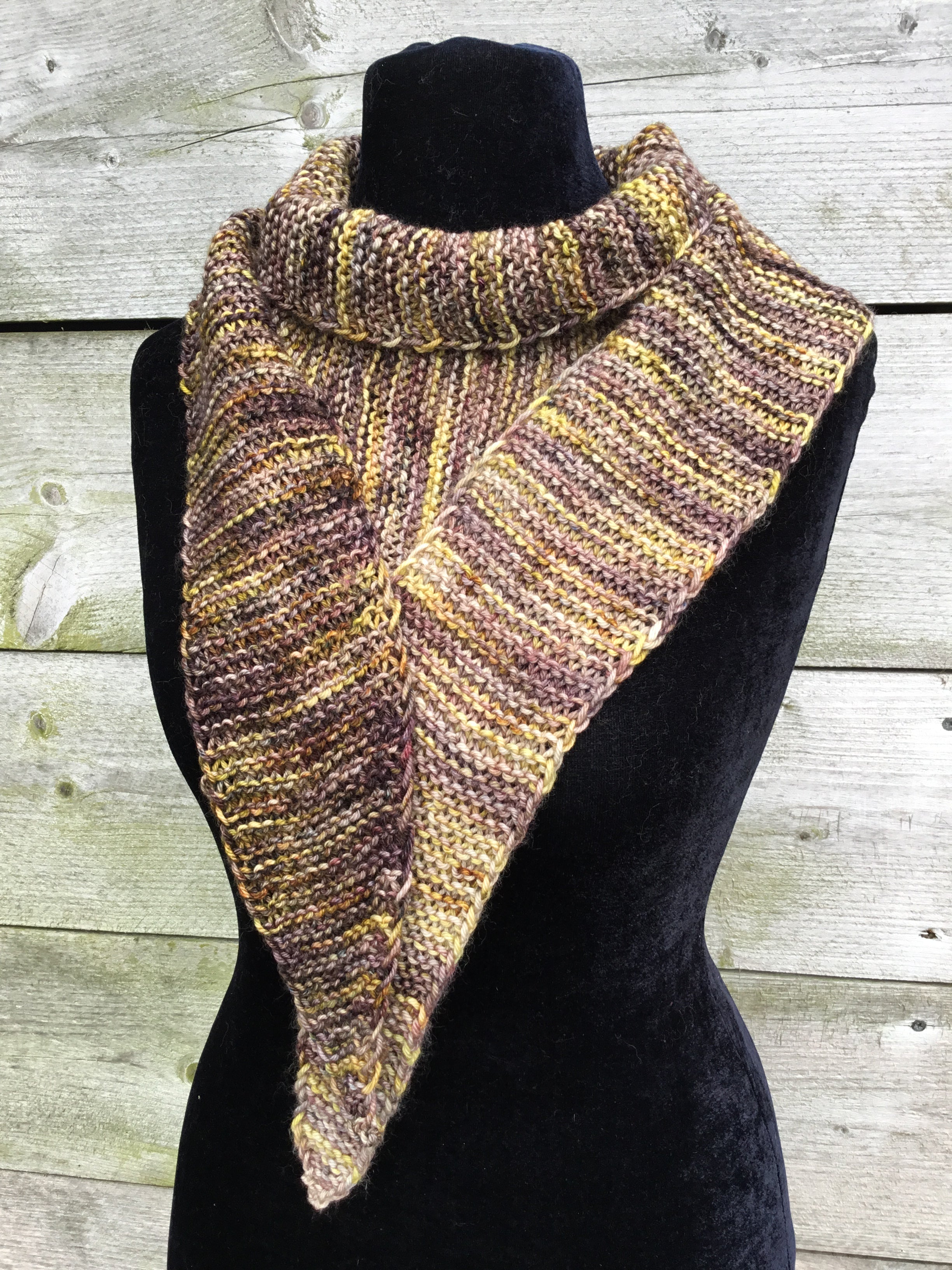 Faithful Shawl. DK Knitting Pattern