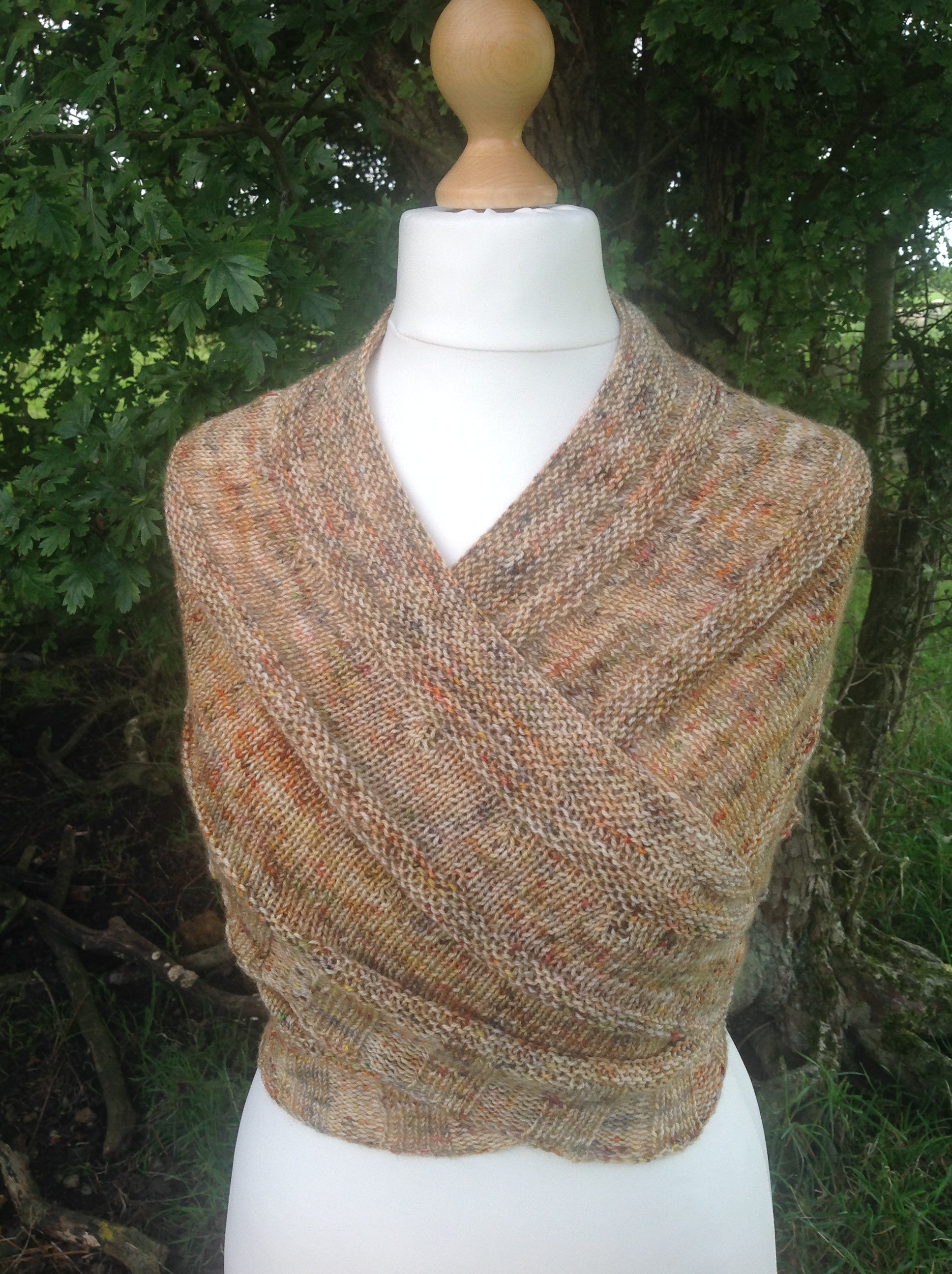 Jacobite Shawl 4ply Knitting Pattern