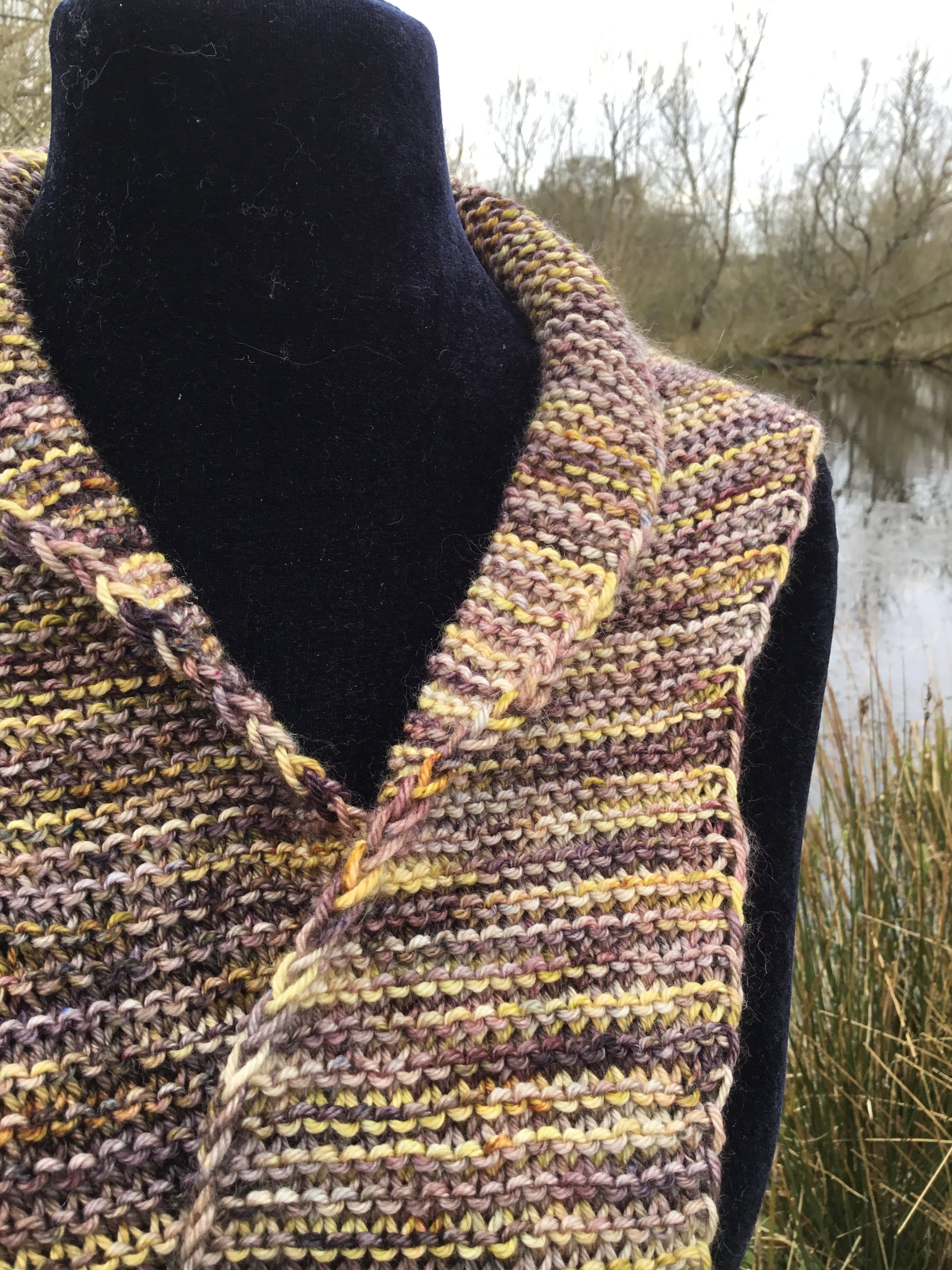 Faithful Shawl. DK Knitting Pattern